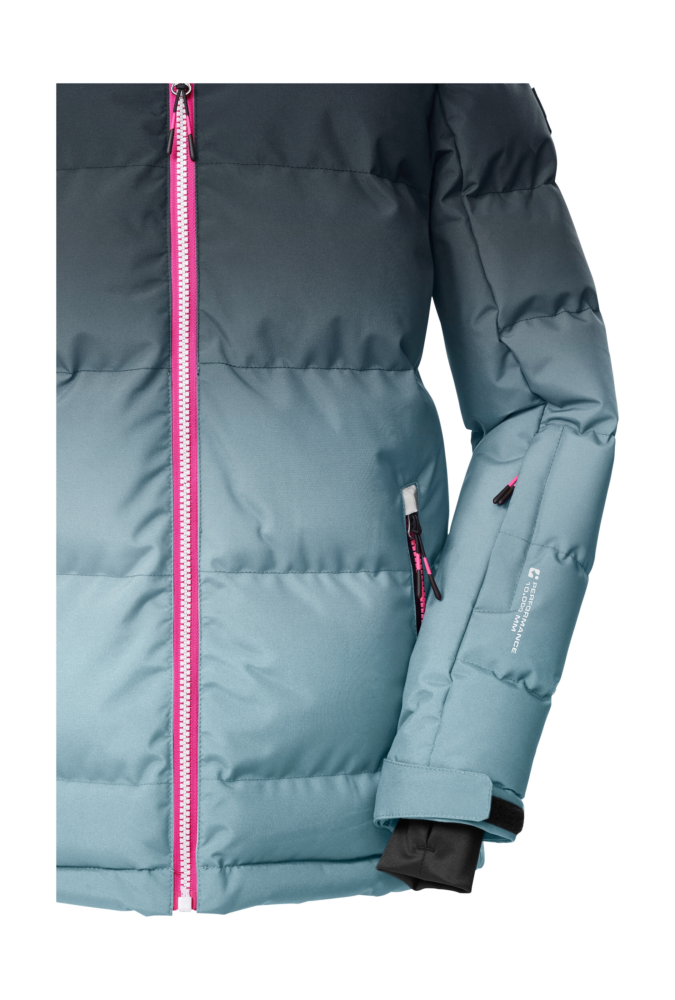 Killtec Skijacke »KSW 330 GRLS SKI QLTD JCKT« Wasserabweisende Winterjacke, atmungsaktiv, verstellbare Kapuze