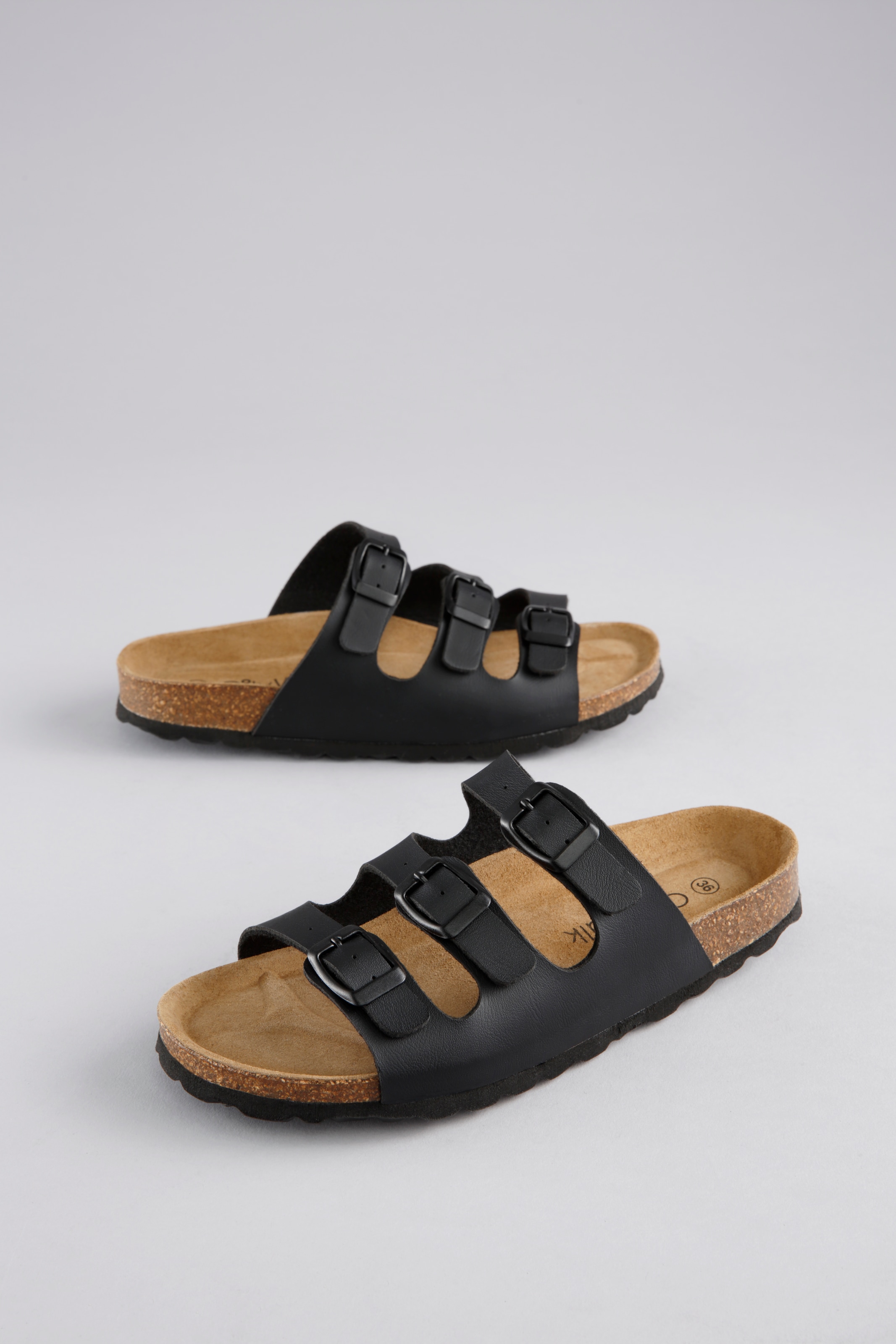 Aniston SHOES Pantolette  Gartenschuh, Berufsschuh, Hausschuh mit Veloursleder-Fussbett