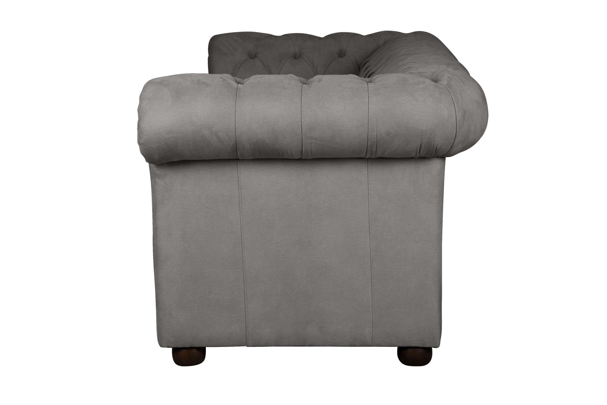 Home affaire 3-places »CHARENTE, optionale Schlafsofa, Chesterfield-Sofa, Bettfunktion« mit edler Knopfheftung und typischen Armlehnen, B/T/H 198/89/74 cm