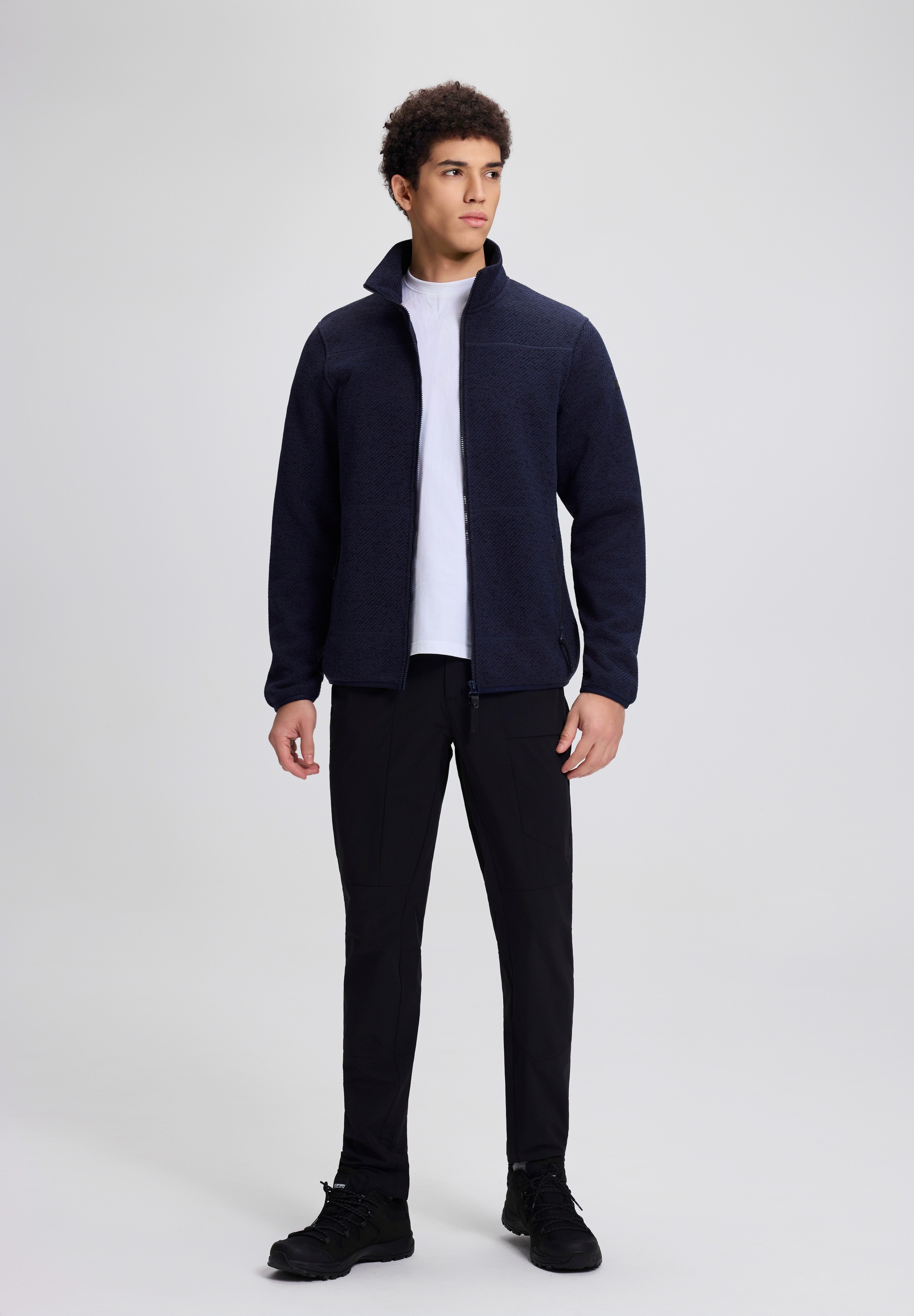 Icepeak Fleecejacke »AGEN« sportlicher Stil, aus schnell trocknendem Thermal-Material