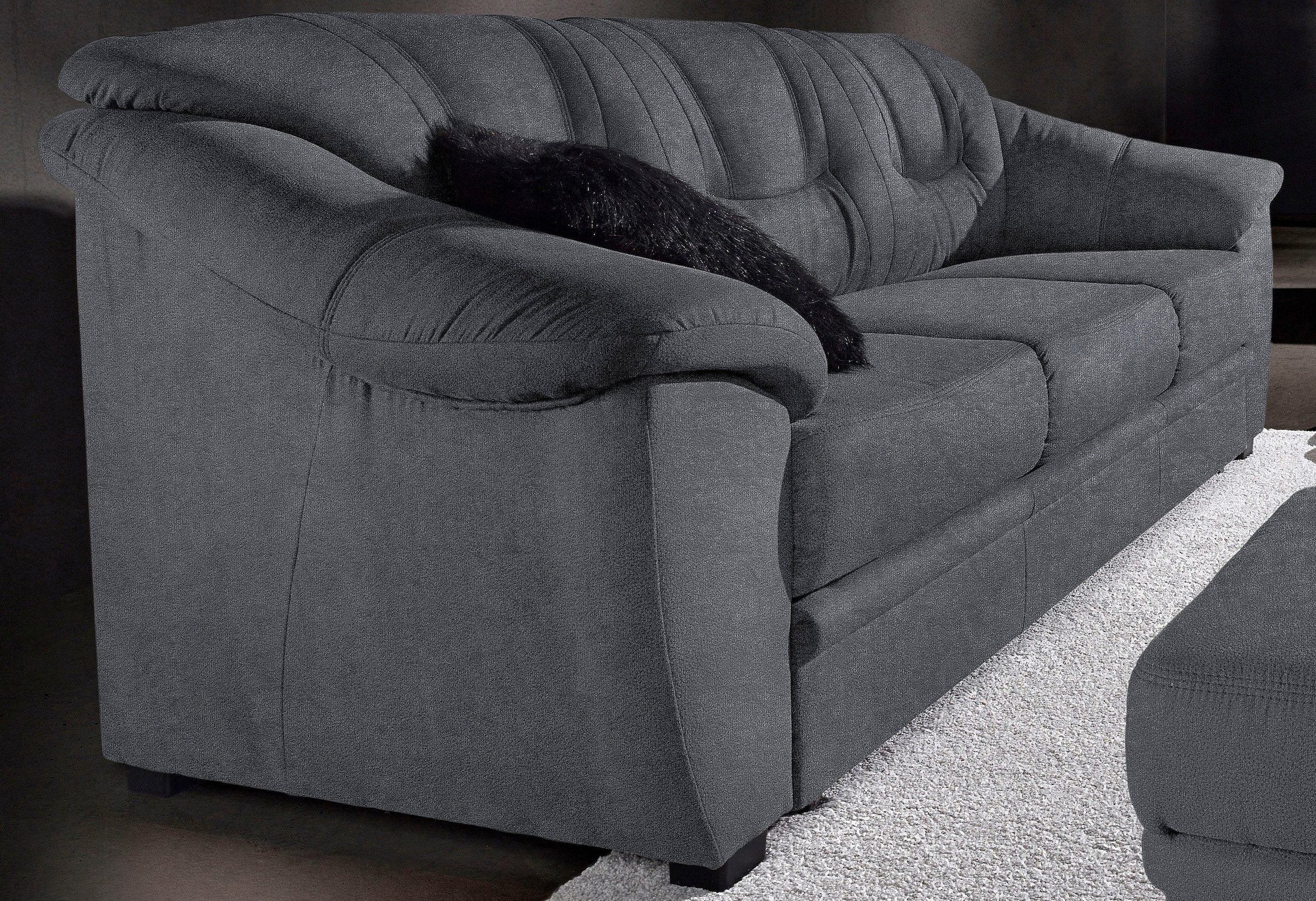 sit&more 3-places »Safira« inklusive komfortablem Federkern, wahlweise mit Bettfunktion