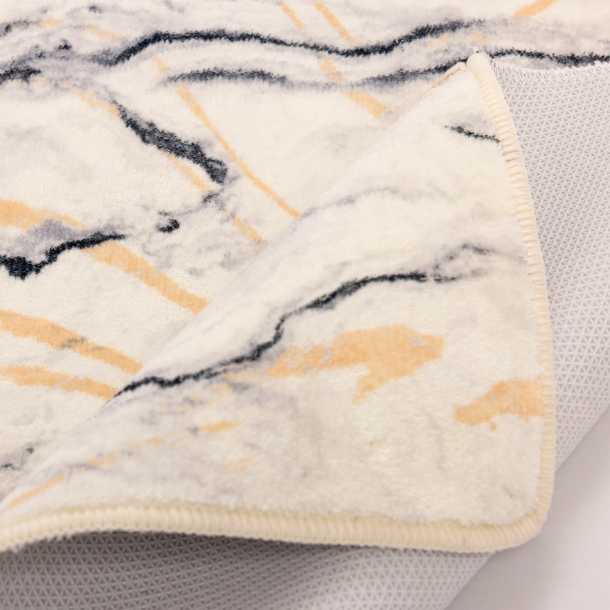 Gino Falcone Tapis de bain »Aquata GF-156, Badvorleger, Badezimmer Teppich« Höhe 5 mm Badteppich, bedruckt, Wellen Design, rechteckig