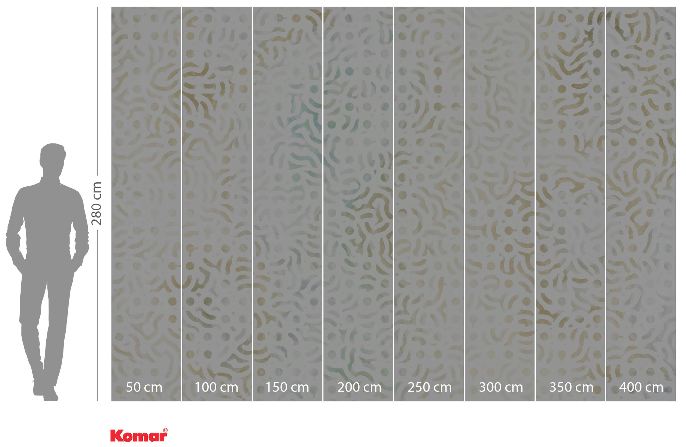 Komar Papier peint intissé »Digitaldruck Vlies -  Unique - Grösse 400 x 280 cm« imprimé Wohnzimmer, Schlafzimmer