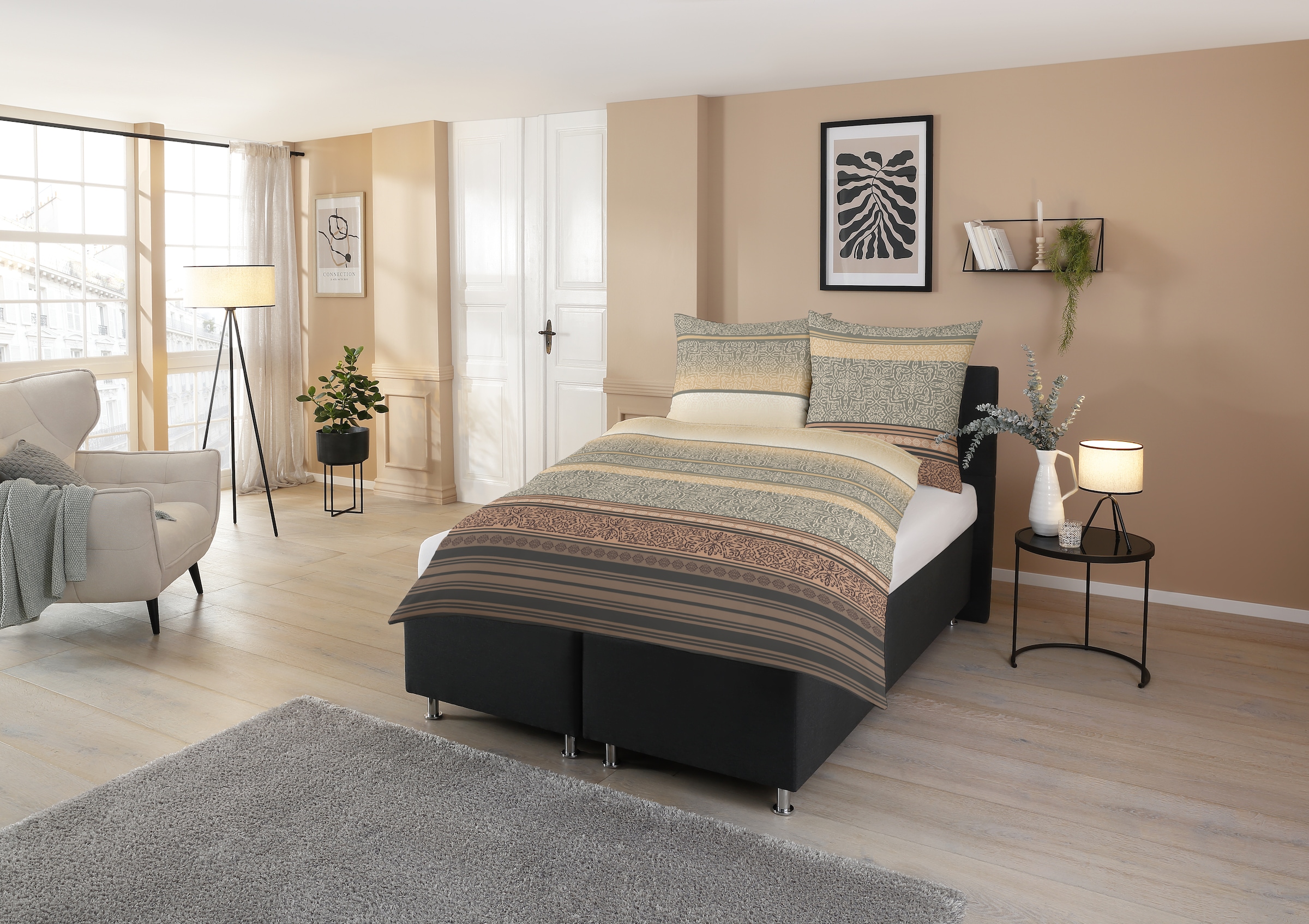 CASATEX Linge de lit »Turi« 2 ornements et moderne