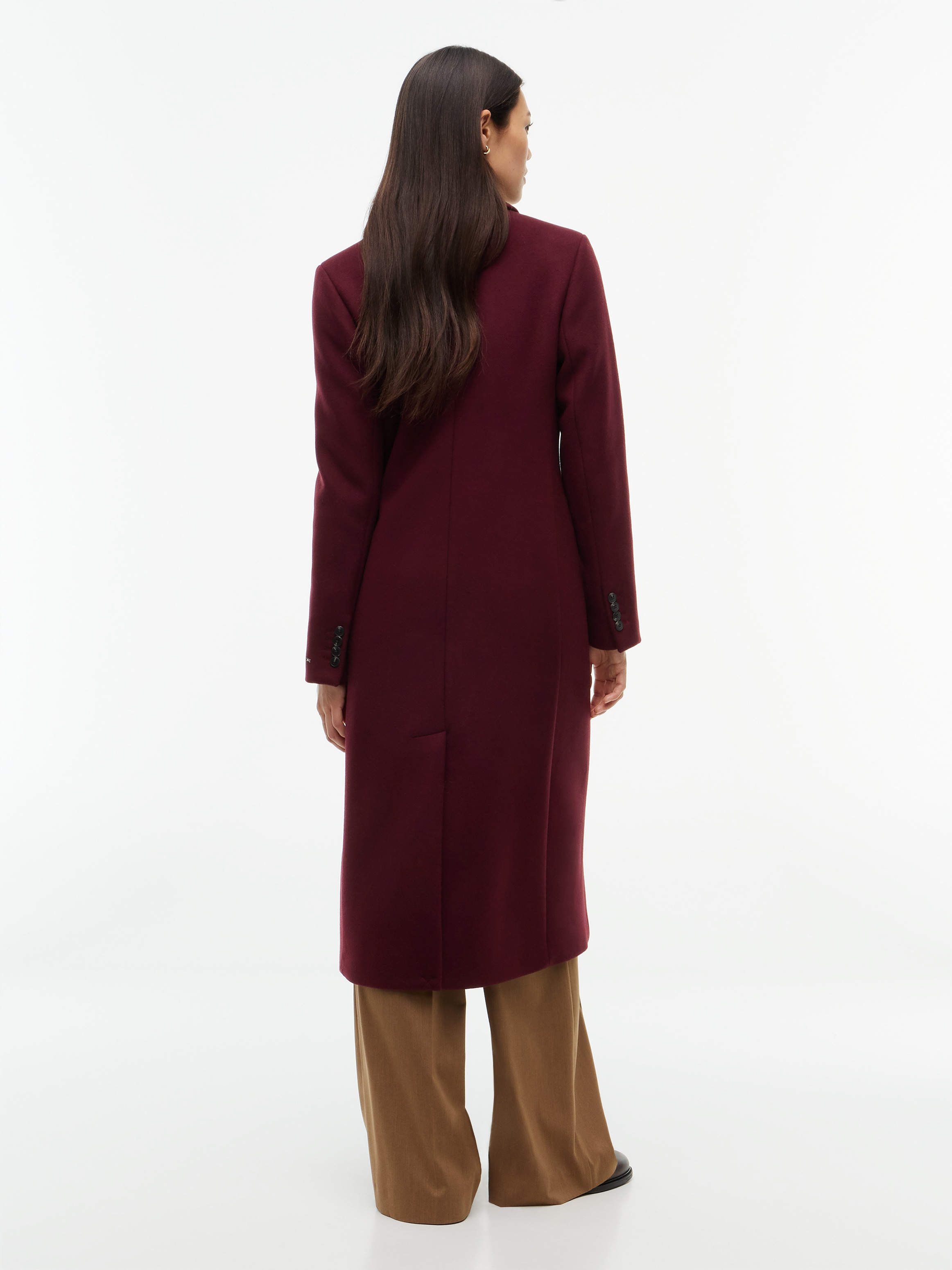 Tommy Hilfiger Langmantel »WOOL CLASSIC DB LONG COAT« Materialmix, mit Wolle
