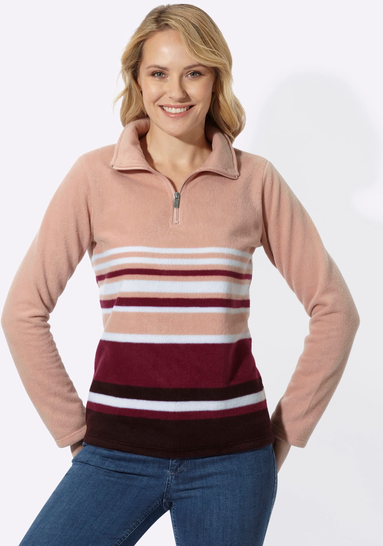 Classic Basics T-shirt en polaire »Fleece-Shirt« 1