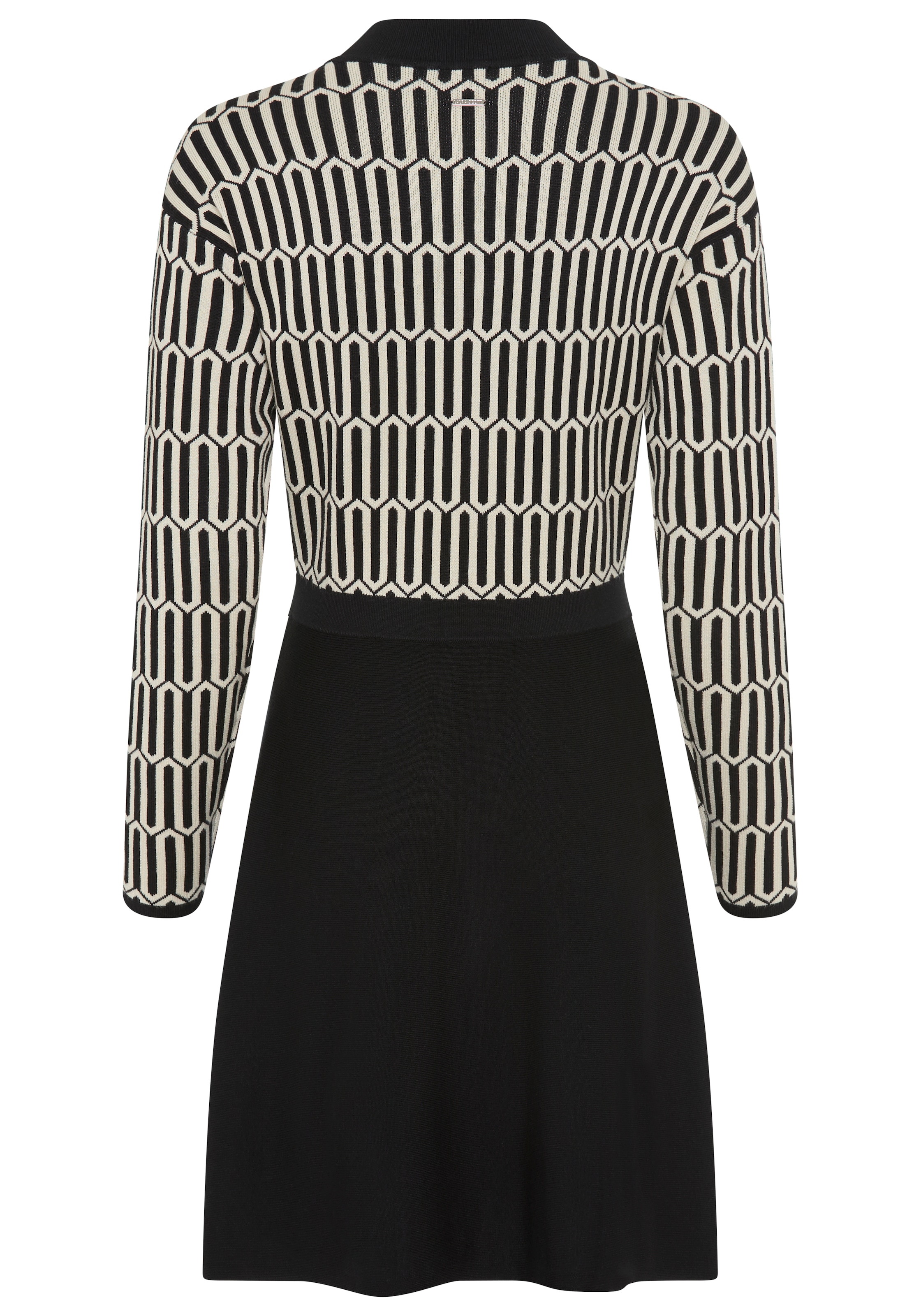 Laura Scott Robe en tricot mit grafischem Strickmuster - NEUE KOLLEKTION