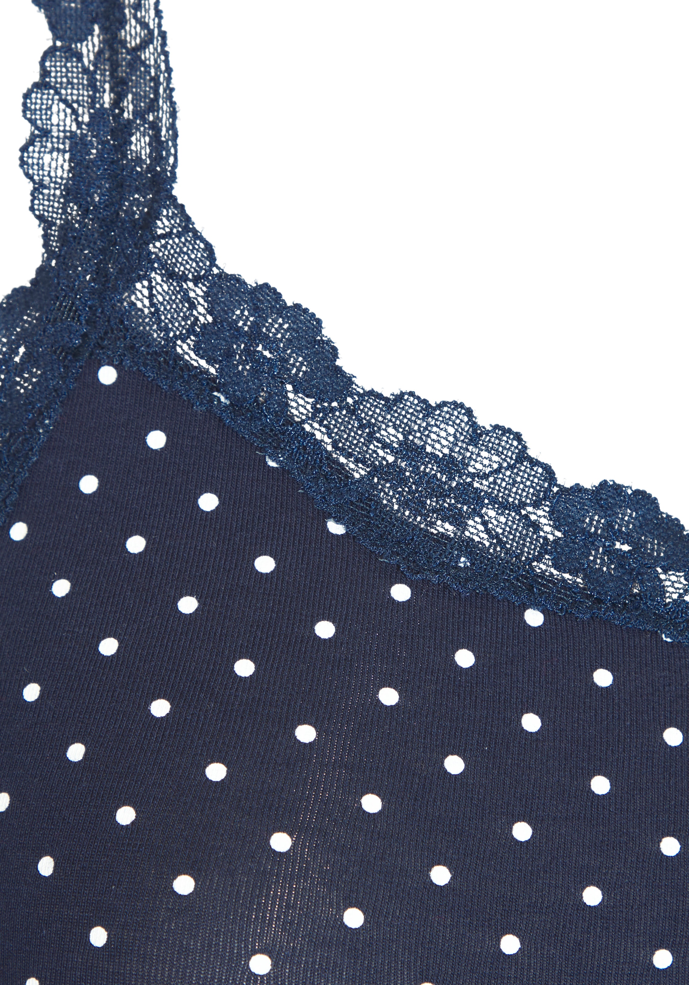 LASCANA Sous-chemise 2er-Pack,  mit zarter Spitze, Unterziehshirt, Spaghettiträger-Top