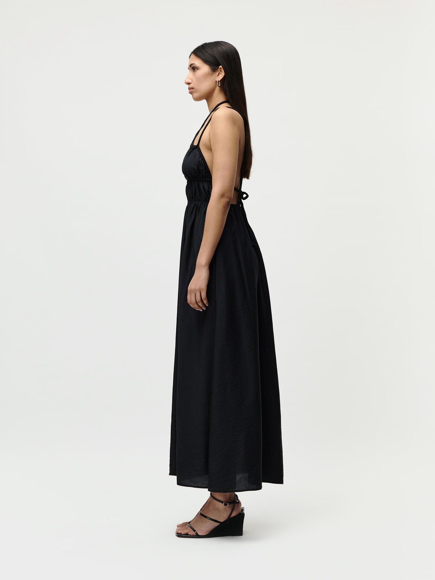LeGer Maxikleid »Hanke, LeGer by Lena Gercke« Ohne Tasche Regular fit mit Kordeln zum Binden