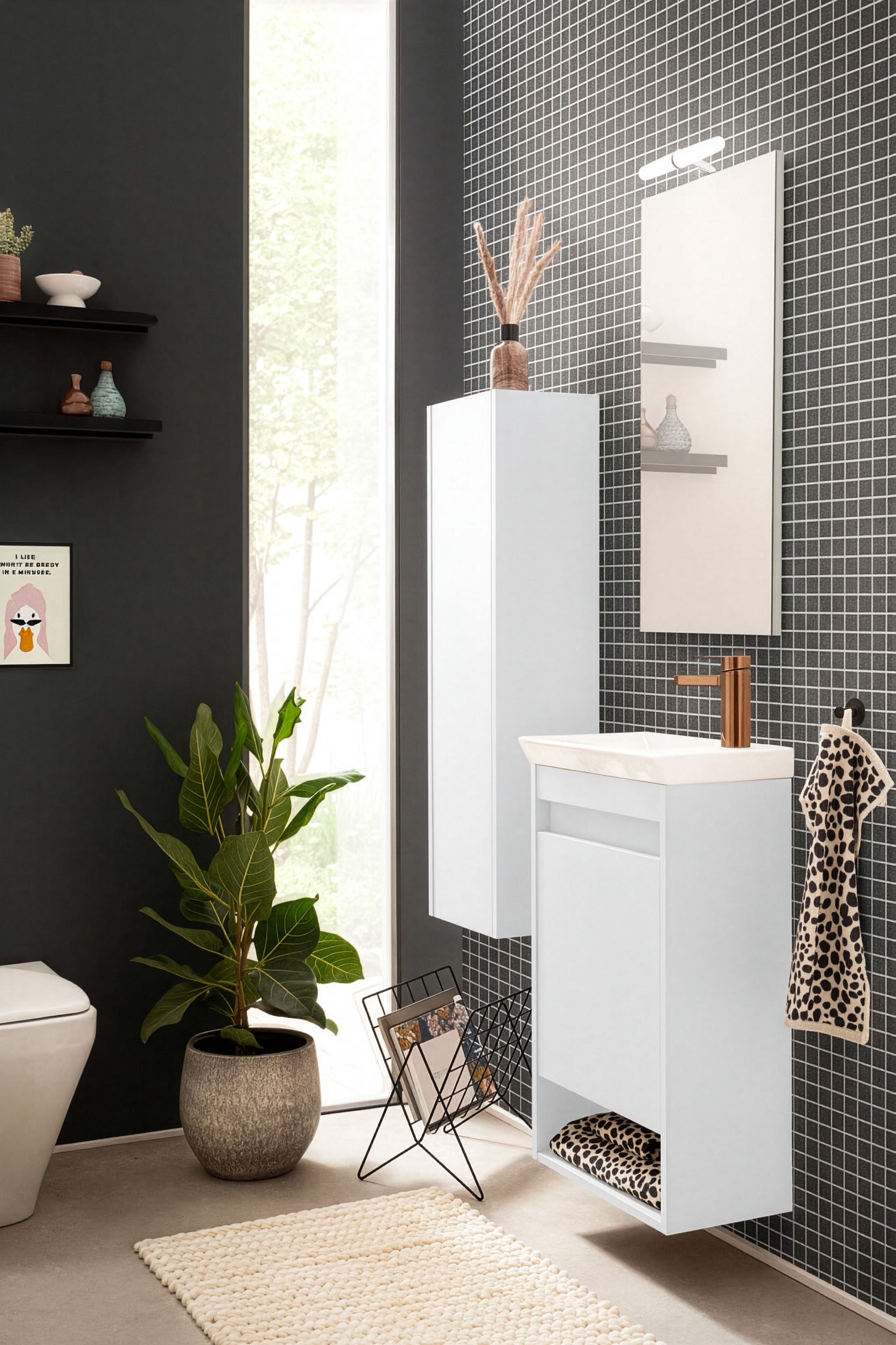 welltime Badezimmer-Set »Avio Badezimmer-Set« 2 Stk. tlg.