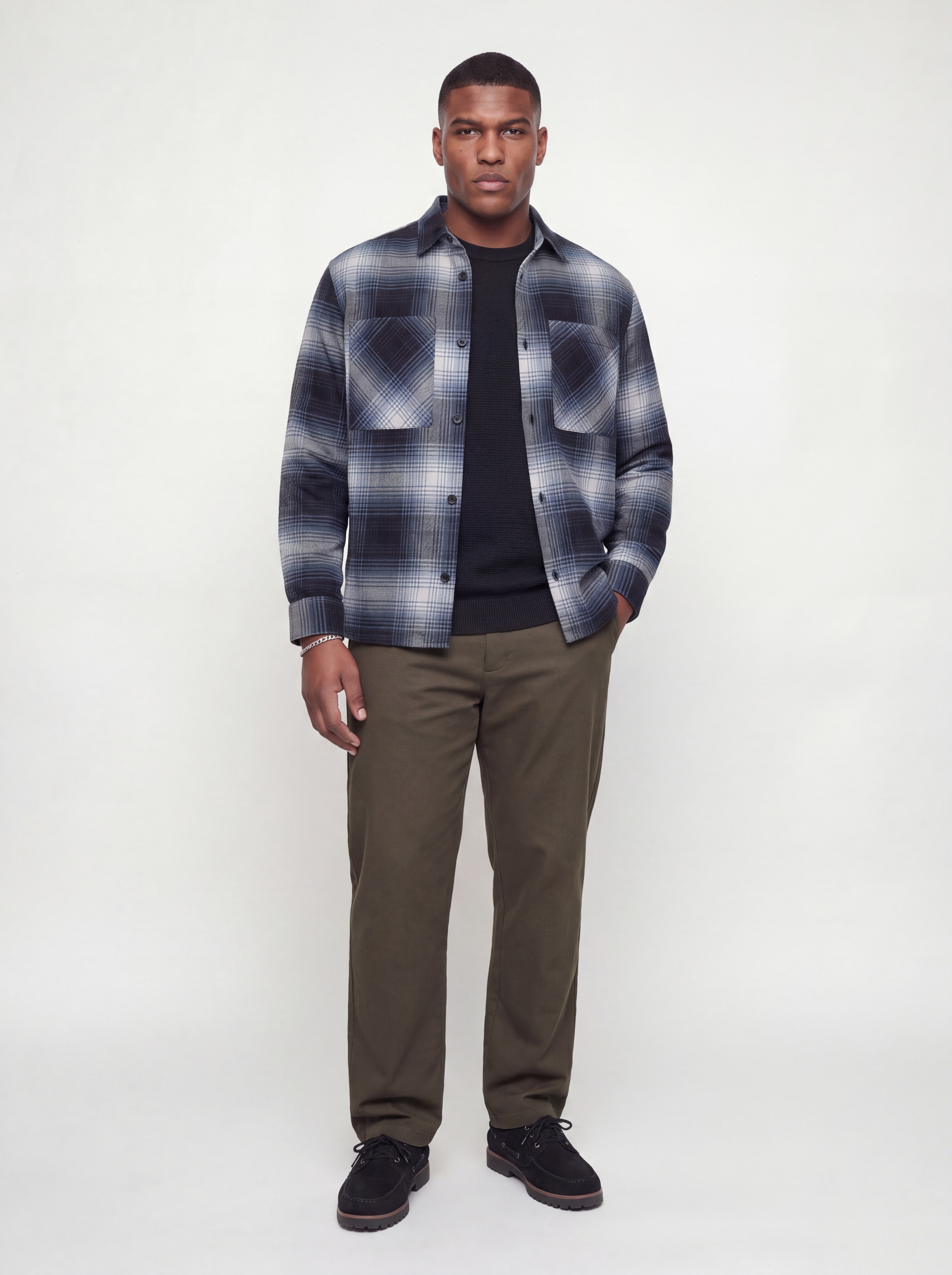 Jack & Jones PlusSize Pull à col rond »JJERYDER KNIT CREW NECK SN PLS« Coton, coupe normale