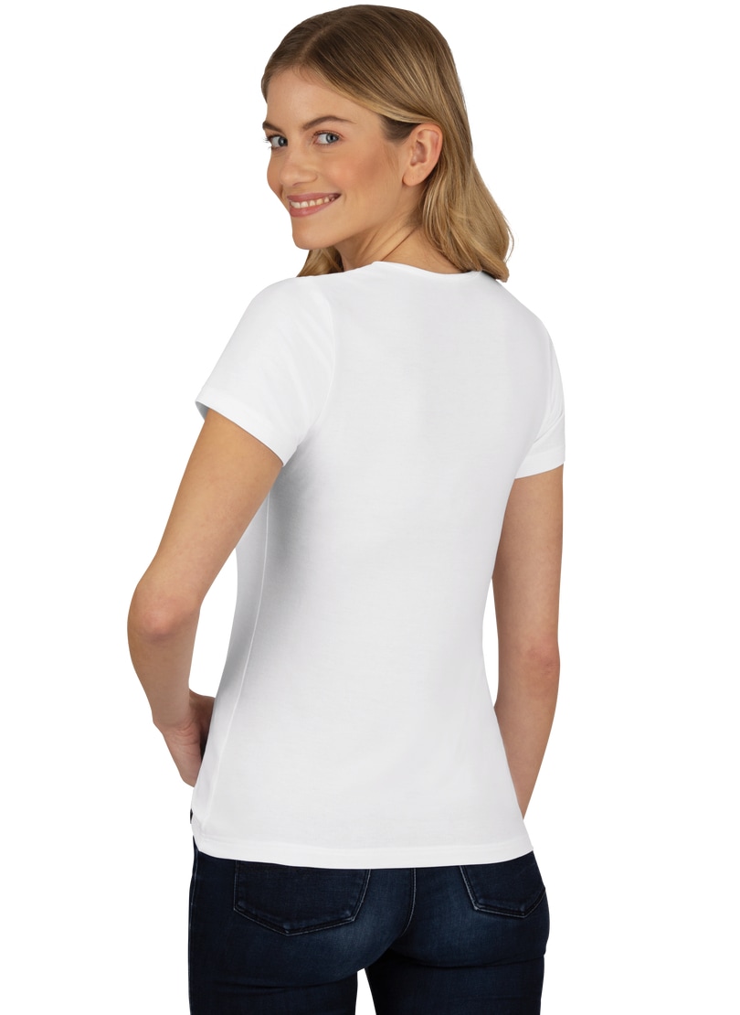 Trigema T-Shirt »TRIGEMA Rundhalsshirt aus Viskose« 1 Stk.