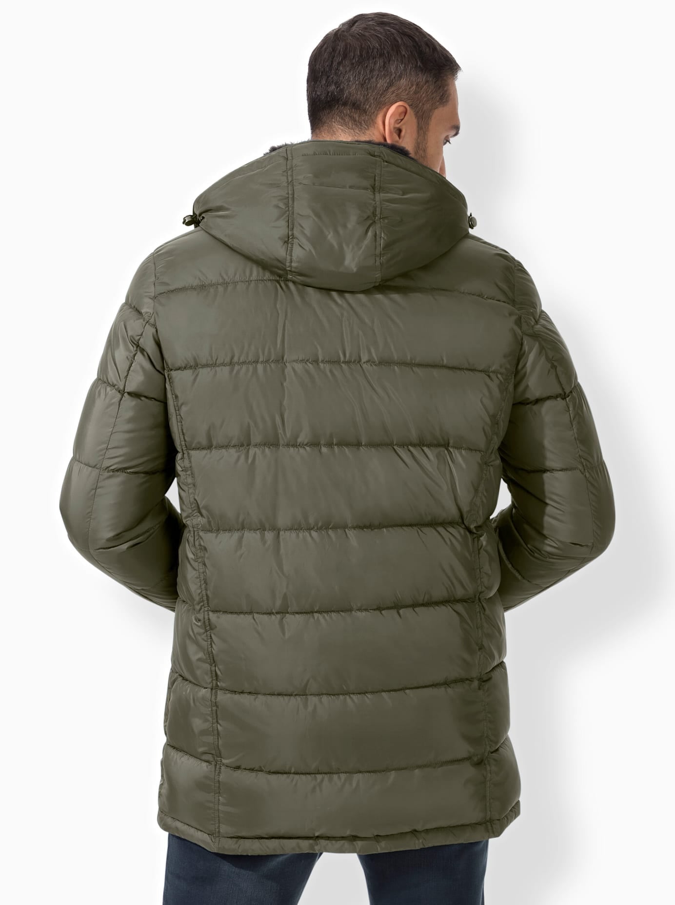 New Canadian Langjacke mit Kapuze