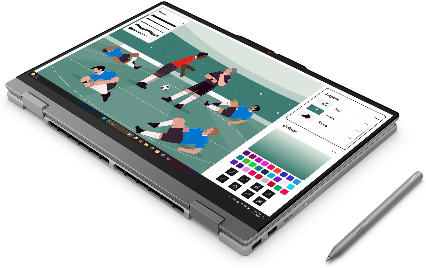 Lenovo Ordinateur portable »IdeaPad 5 2-in-1 15AGP11 Copilot+ PC« / 15,3 ″ AMD Ryzen™ AI 7 1.000 Go SSD NPU intégrée (Neural Processing Unit)