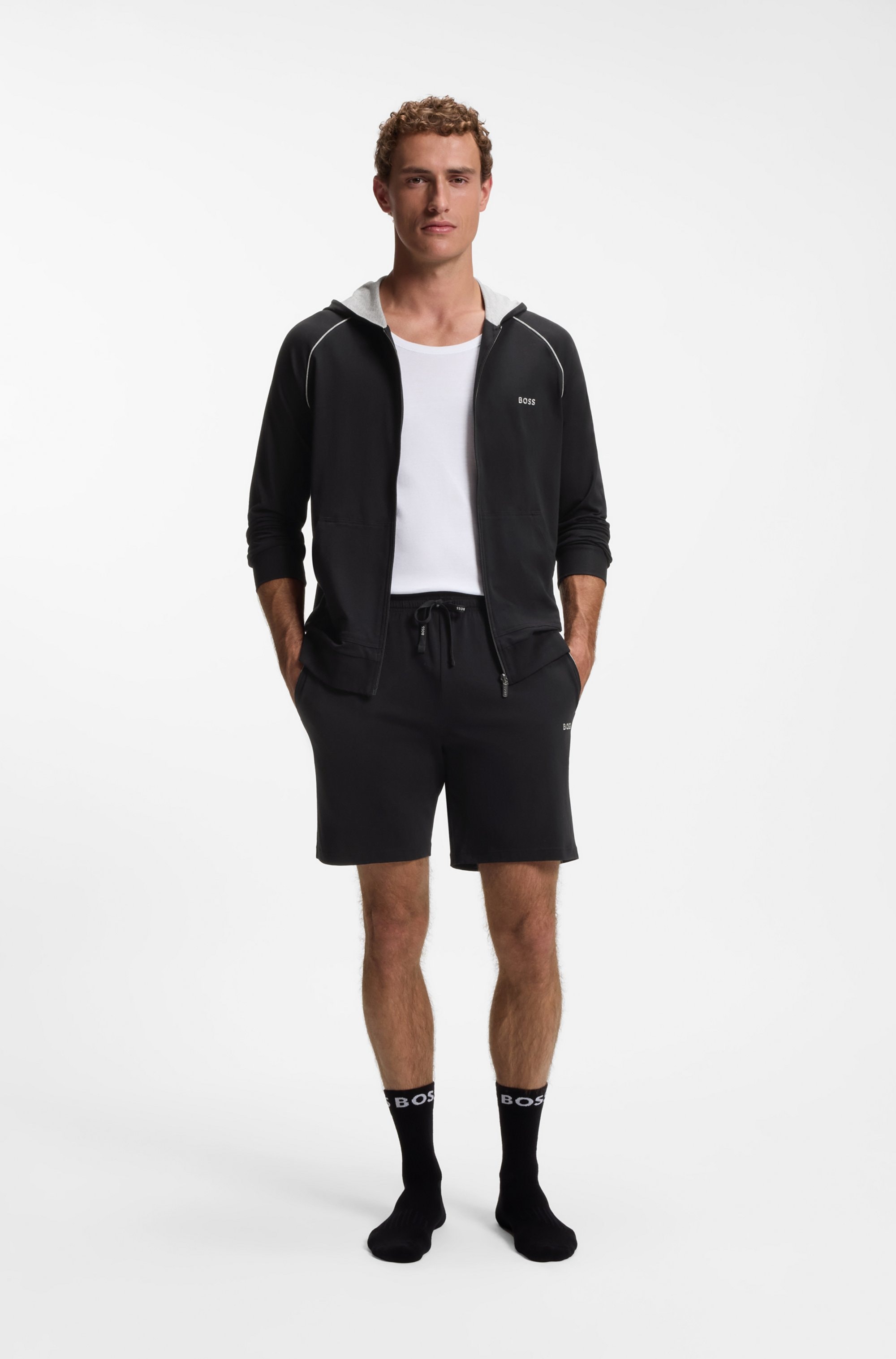 BOSS Sweatshorts »Mix&Match Short CW«  avec logo BOSS