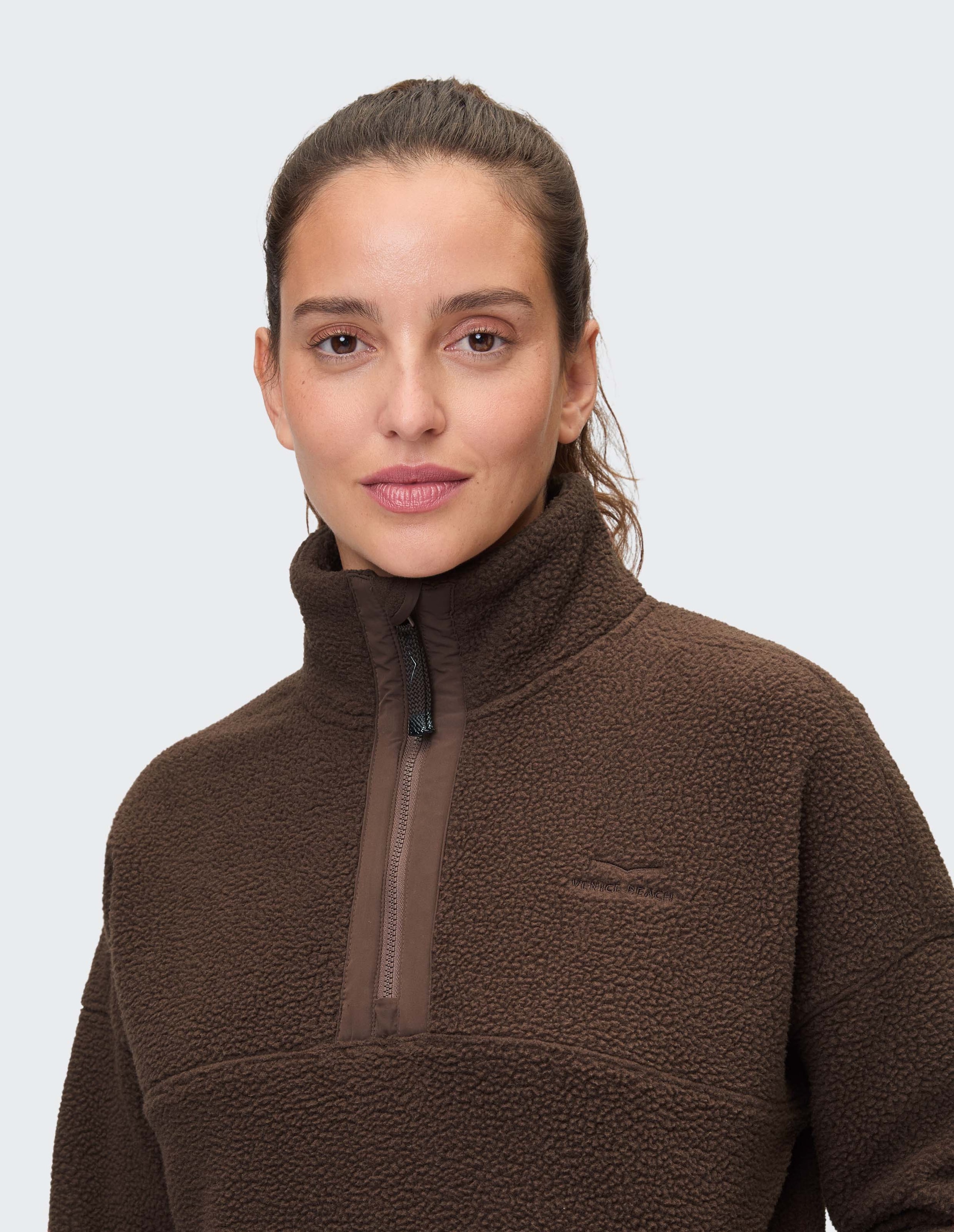 Venice Beach Sweatshirt »1/4 Zip Sweat SARAH«
