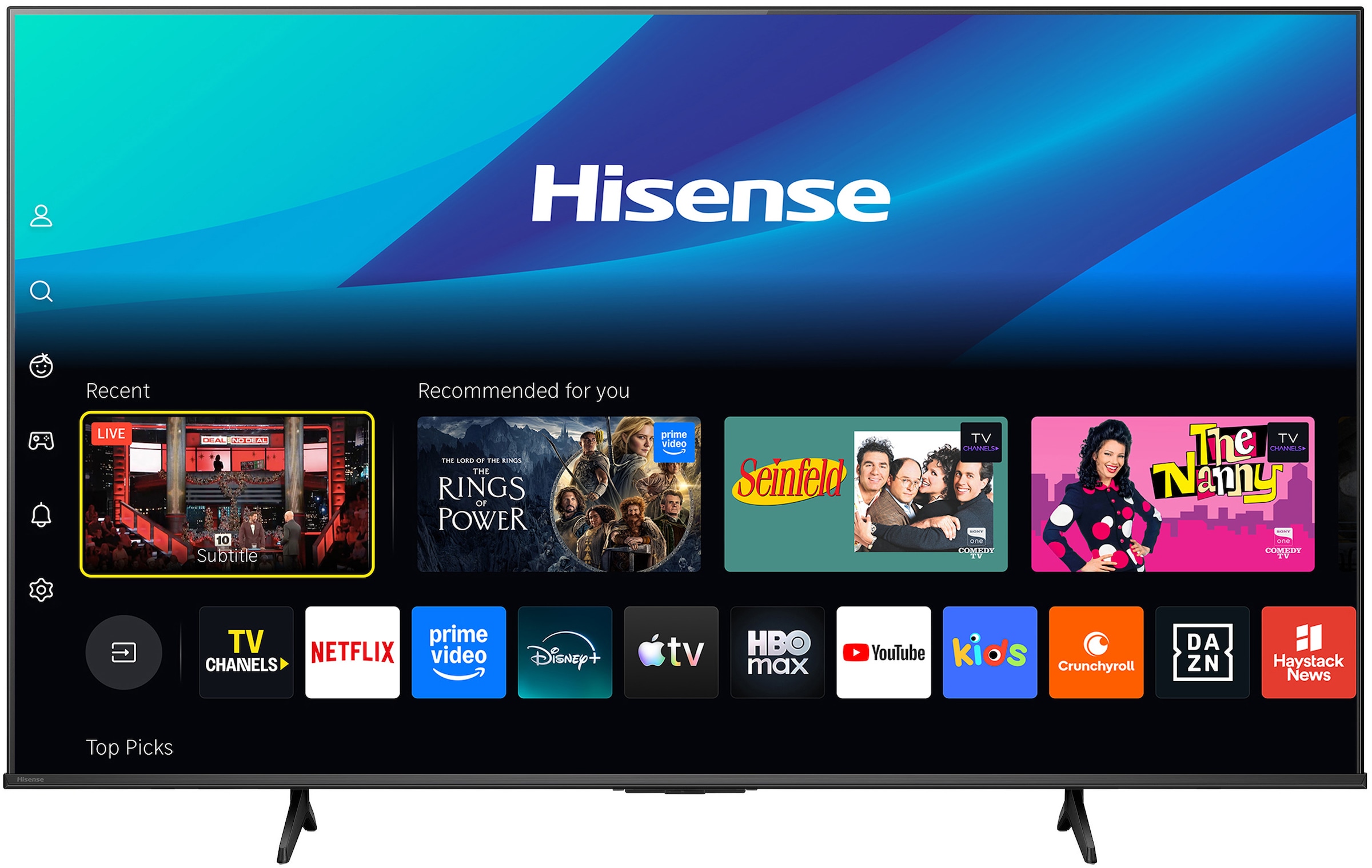Hisense DLED-Fernseher »55E6DS« 139 cm/55 ″ Smart-TV