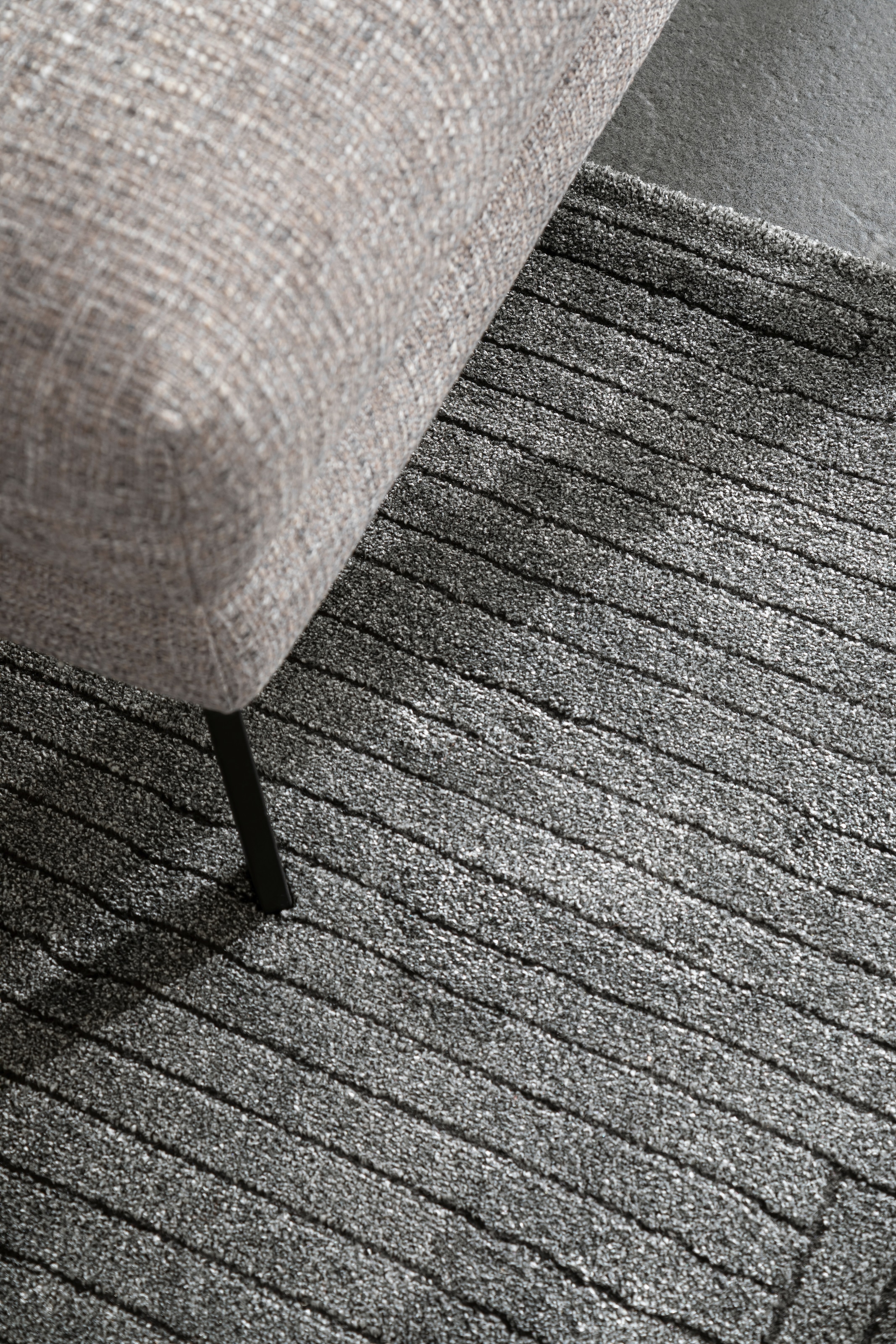 SCHÖNER WOHNEN-Kollektion Tapis »Pure 6317-242« Rectangulaire 22 mm Höhe poil court, structure haute-basse, salon, collection Schöner Wohnen
