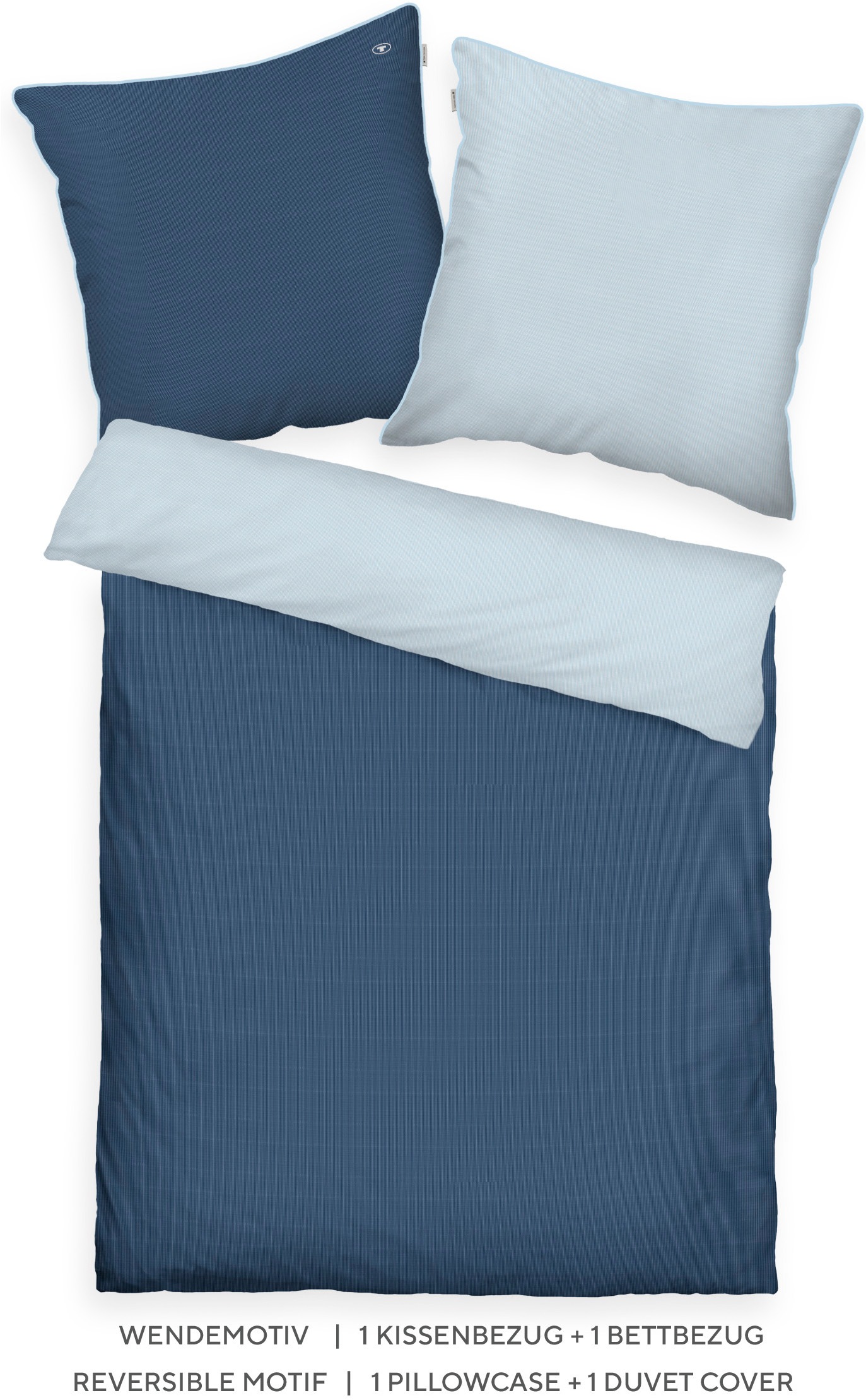 TOM TAILOR HOME Bettwäsche »FINE STRIPES« 2 new bedroom, gewebtes Label