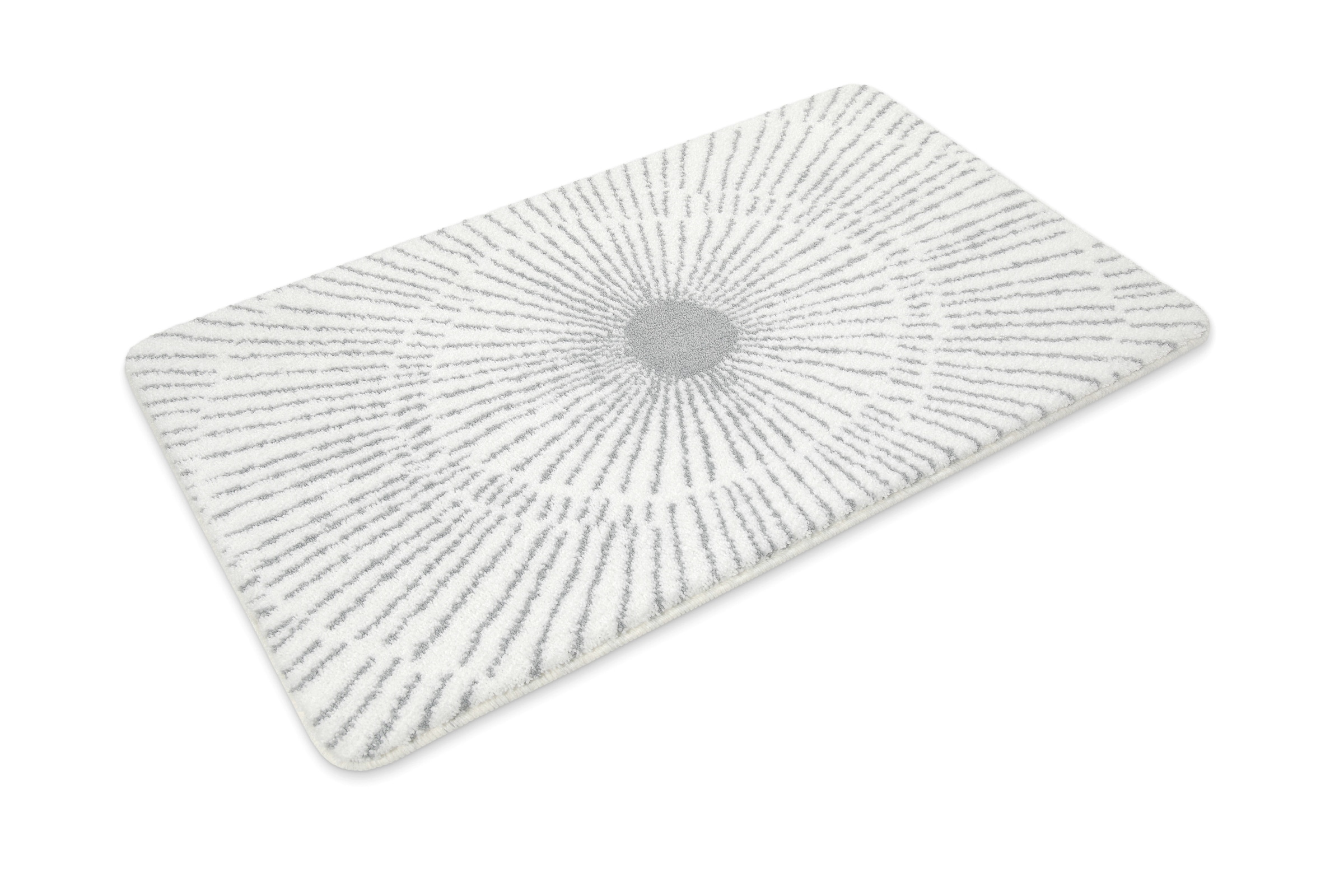 Wecon home Basics Tapis de bain »Jasbeer« Höhe 15 mm waschbar, rutschfest, strapazierfähig, pflegeleicht mit Linien Design
