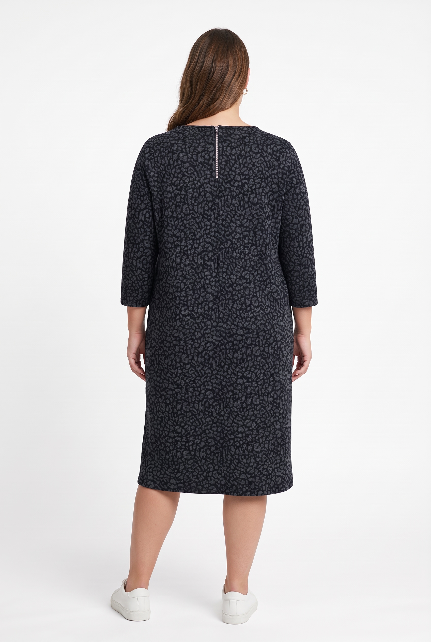 ONLY CARMAKOMA Robe imprimée »CARMARRY MARTHA 3/4 MIDI DRESS JRS« fibre synthétique