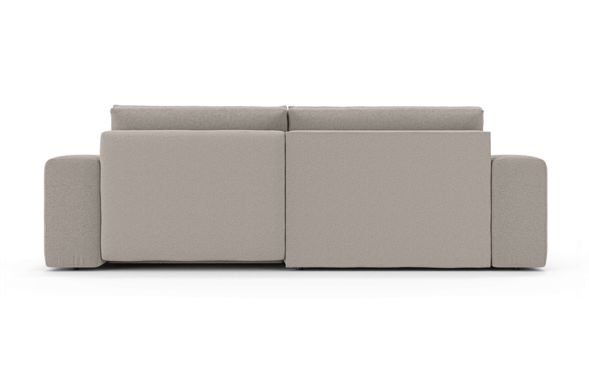 GOODproduct Canapé d'angle »MATTS Schlafsofa mit Bettkasten, Masse B/T/H: 265/159/89 cm« L-Form mit Recamiere rechts oder links, hoher Sitzkomfort