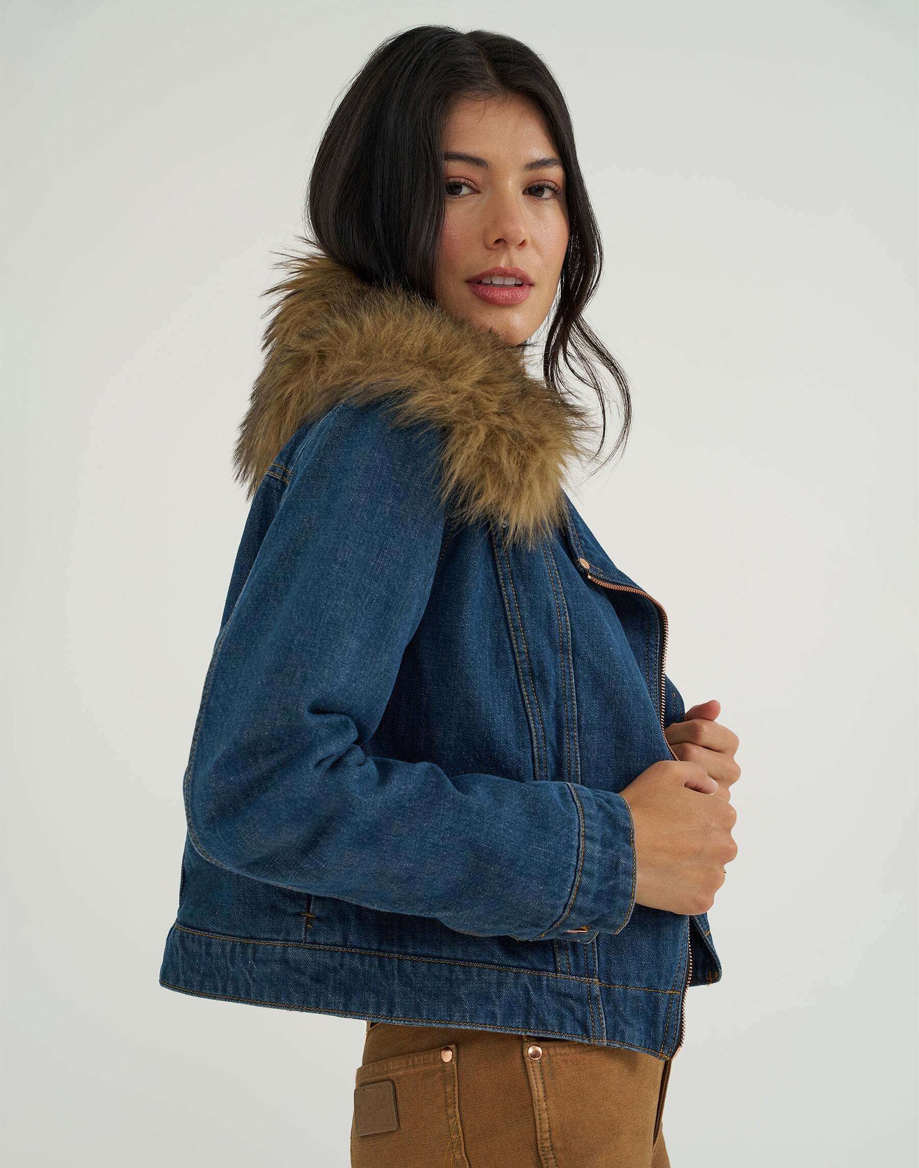 Wrangler Jeansjacke »WRANGLER Jeansjacke Moto«