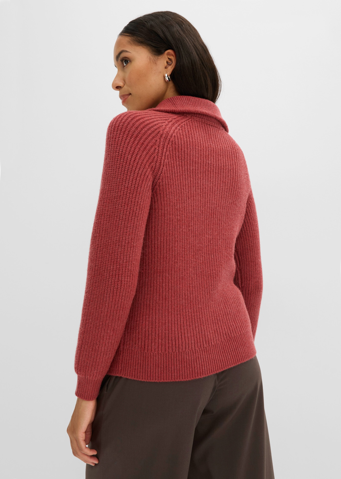 bonprix Troyer avec col à revers, coupe confortable, coupe décontractée, style casual