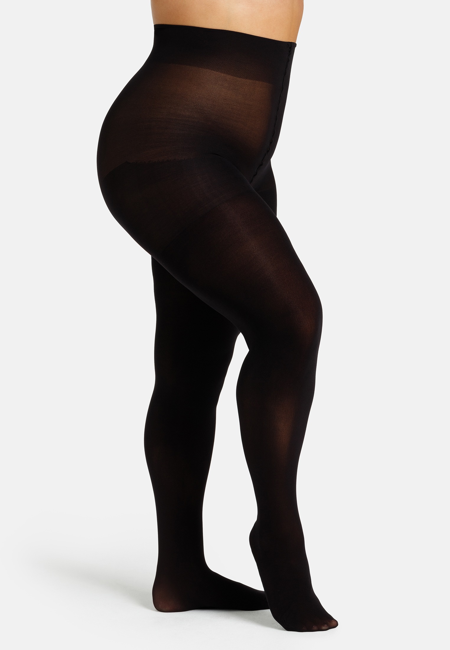 Camano Feinstrumpfhose »fine curvy« 60 DEN Curvy-Tights, matt, extra breiter Bund