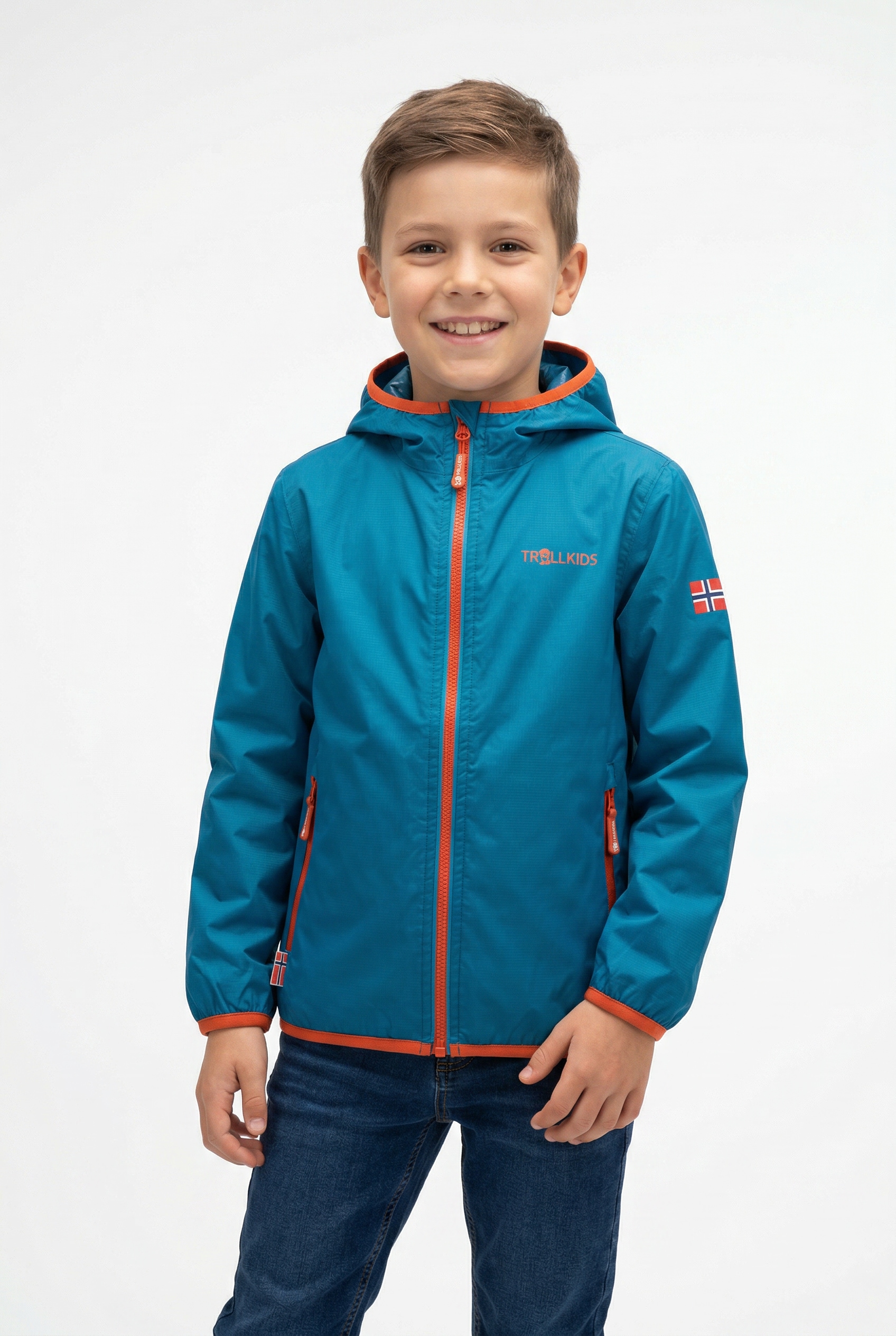 TROLLKIDS Veste de pluie »KIDS TROLLTUNGA JACKET« mit Kapuze für Kinder und Jugendliche, wasserdicht, leichtes Material