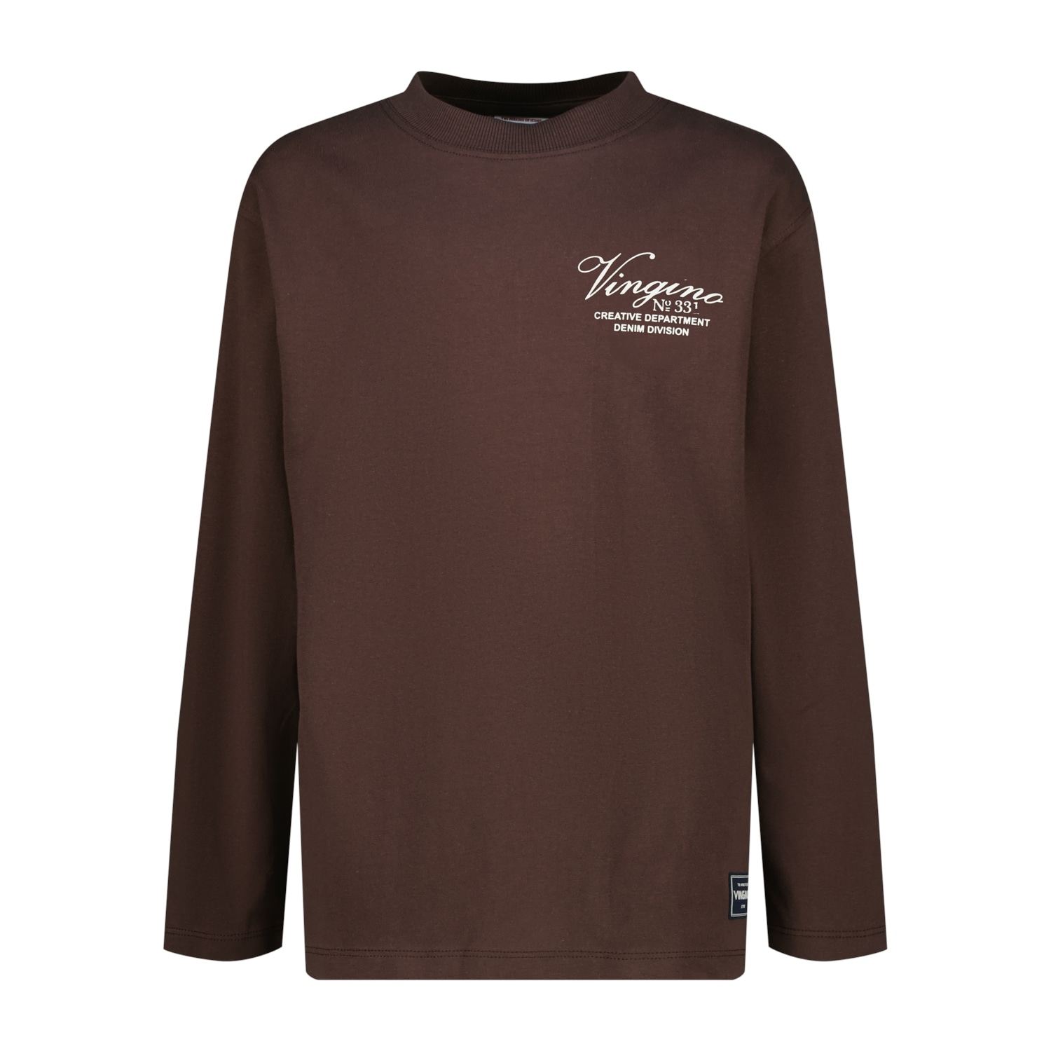 Vingino T-shirt à manches longues avec logo imprimé / pour garçons