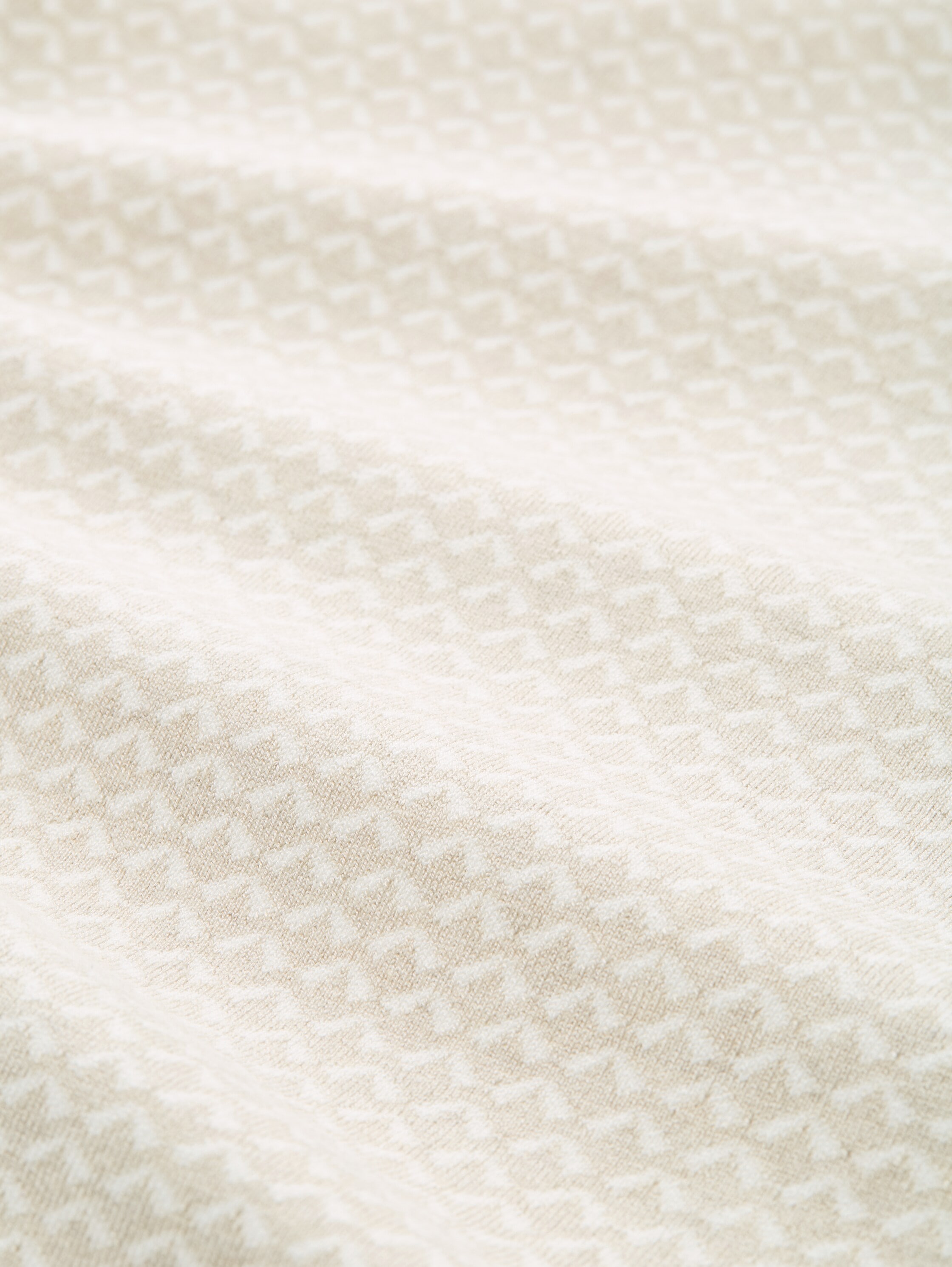 TOM TAILOR Strickpullover mit All-Over Print