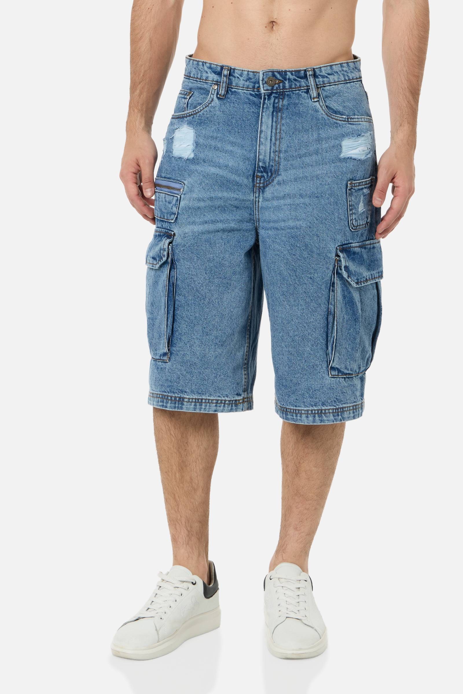 BOXEUR DES RUES Loose-fit-Jeans »BOXEUR DES RUES Jeansshorts Multy Pocket«