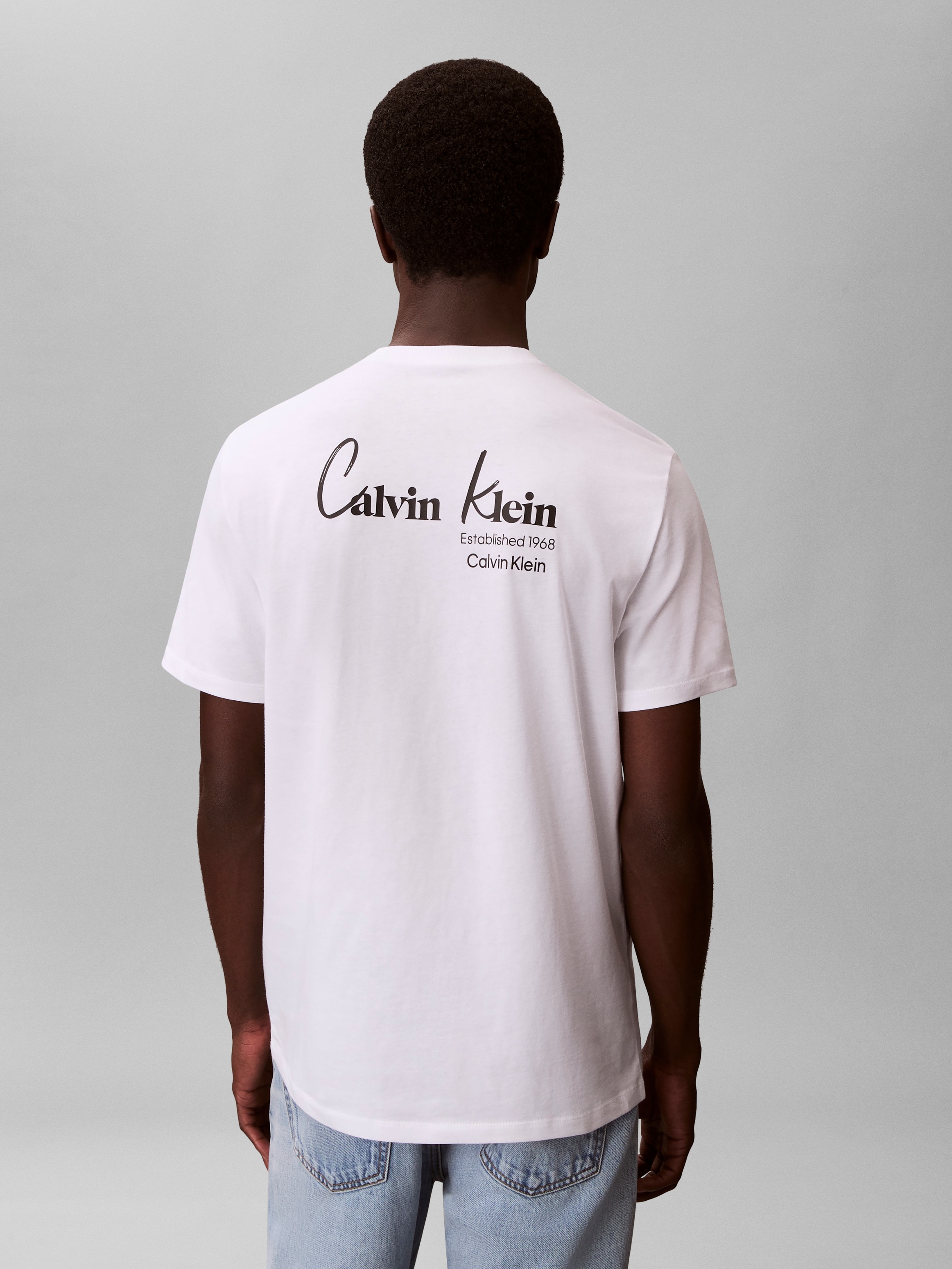 Calvin Klein Jeans T-shirt »JEANS GRAPHICS« Regular fit mit Markenprint