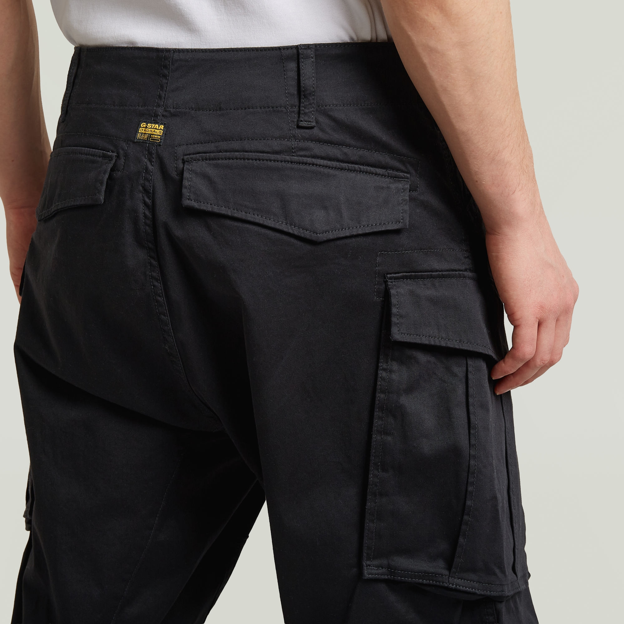 G-STAR Pantalon cargo »Rovic 3D Relaxed«  taille basse, mélange de coton avec une teneur en stretch