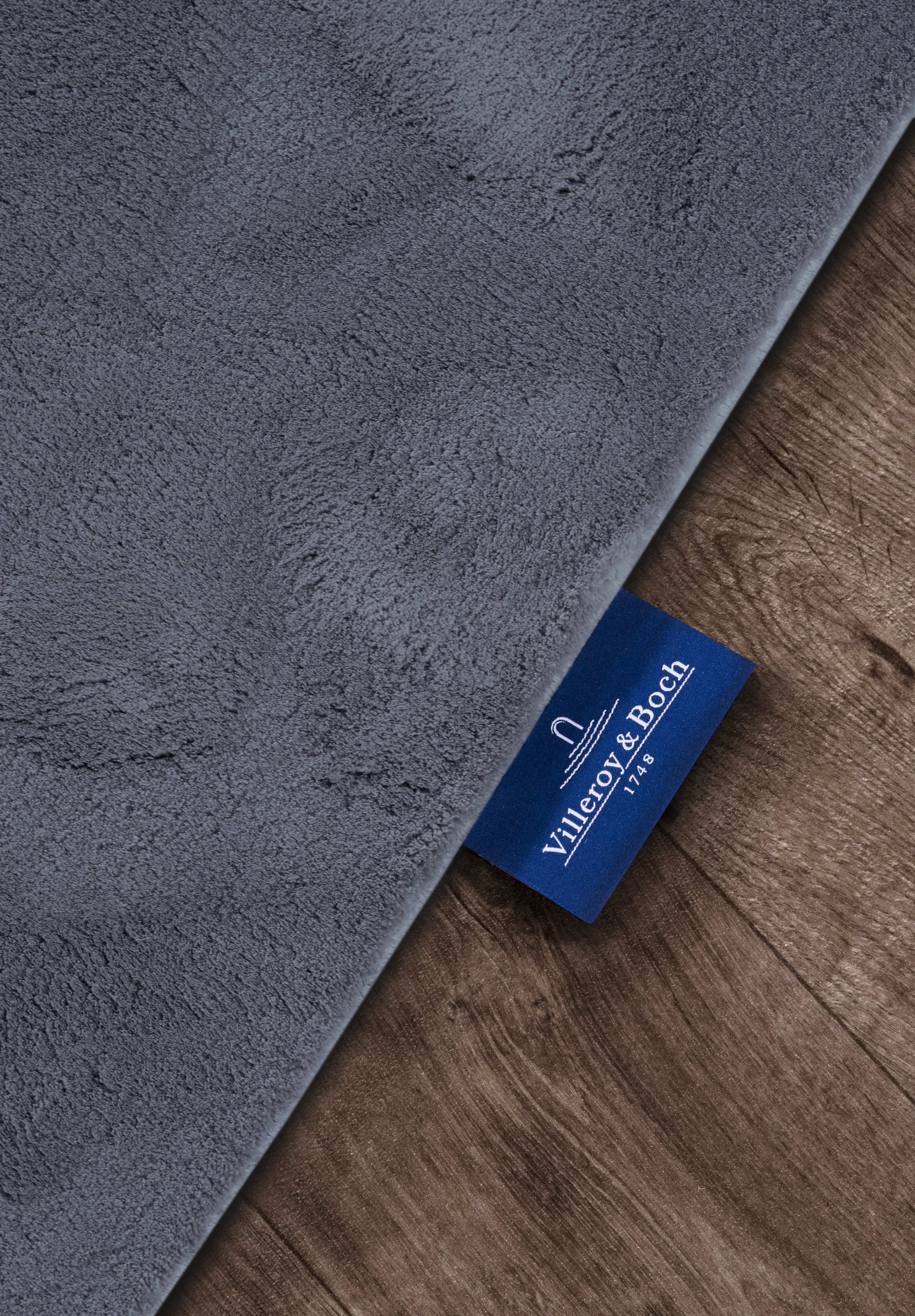 Villeroy & Boch Tapis »Leon« Rectangulaire 15 mm Höhe Langflor, Shaggy, uni, flauschig weich, glänzend, Kaninchenfell Haptik