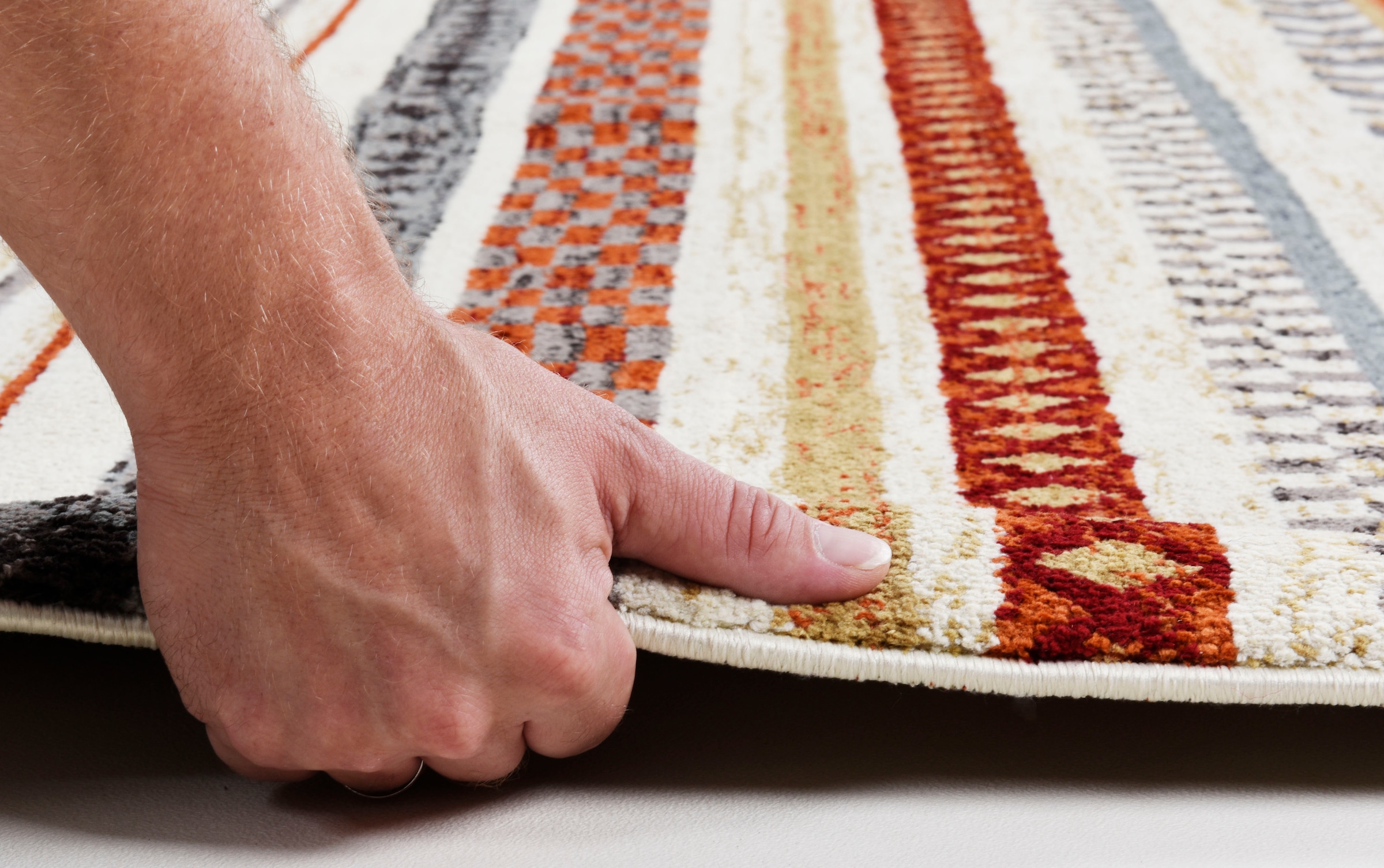 Gino Falcone Tapis »Francesco 24718« Rectangulaire 14 mm Höhe besonders weich durch Microfaser, ideal im Wohnzimmer & Schlafzimmer