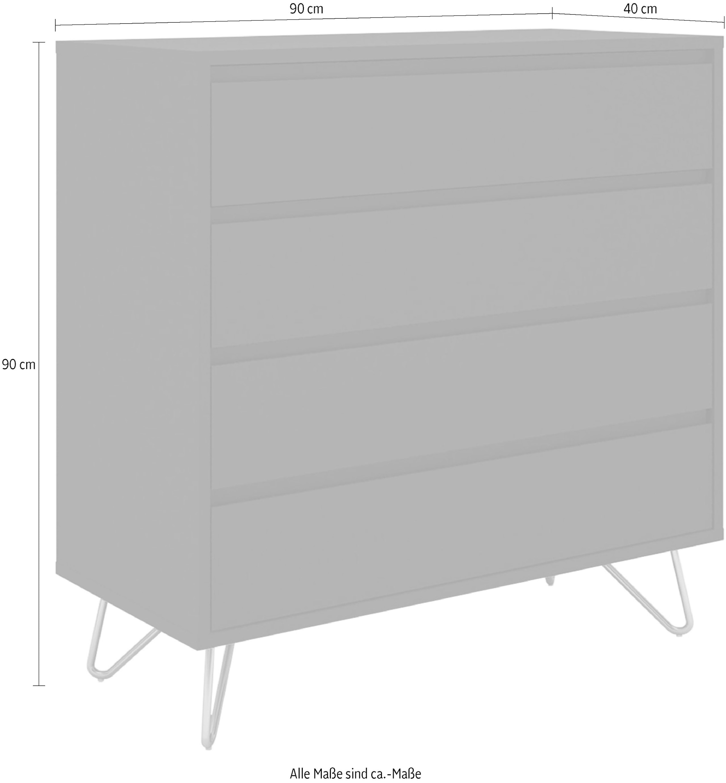 SalesFever Commode »Bolton - Stilvolles Sideboard« in tollen Farben, Sideboard, Flurschrank, Anrichte