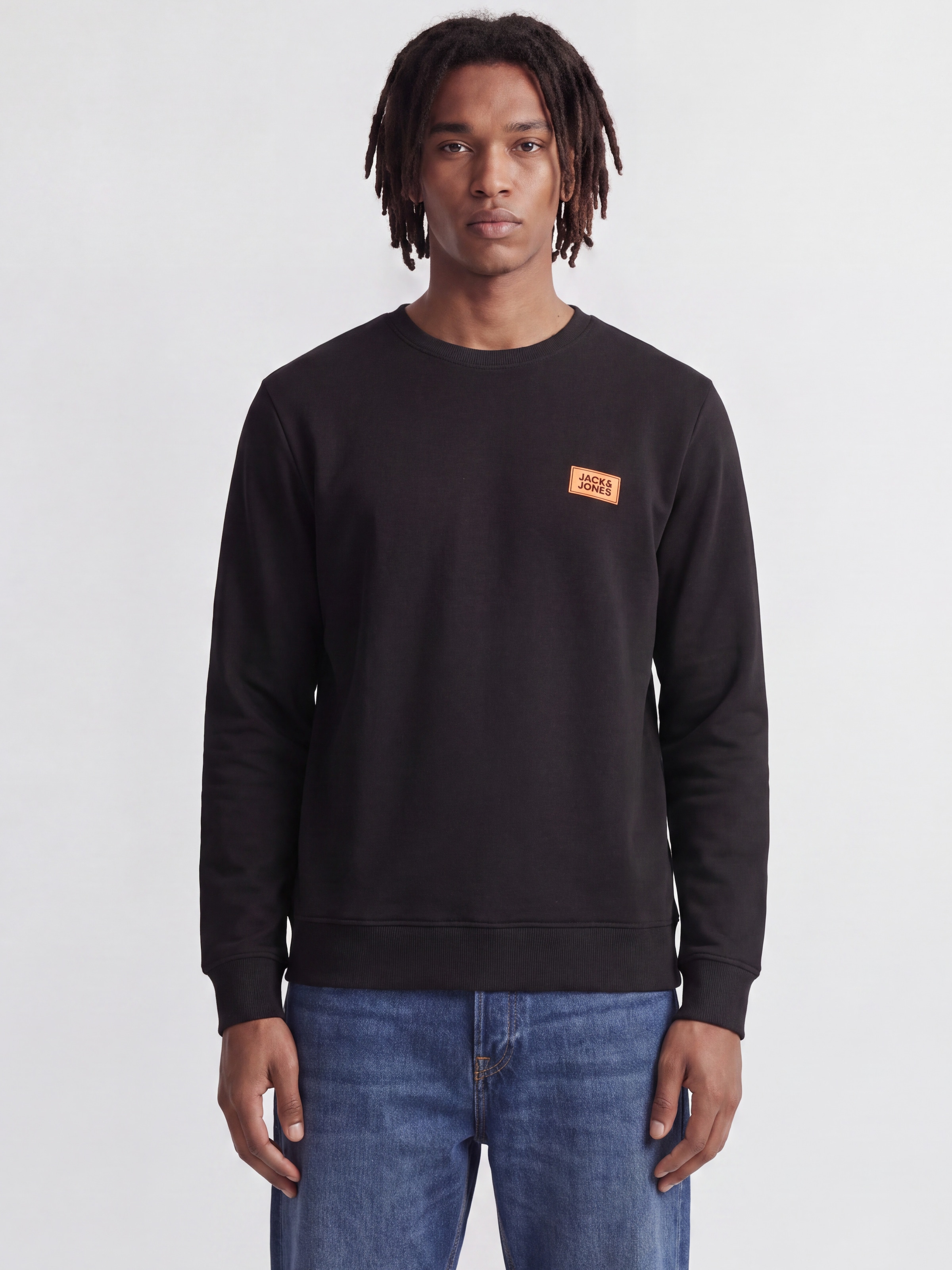 Jack & Jones Sweat-shirt »JJRUSH SWEAT CREW NECK 3PK MP«, 3 mélange coton, coupe régulière
