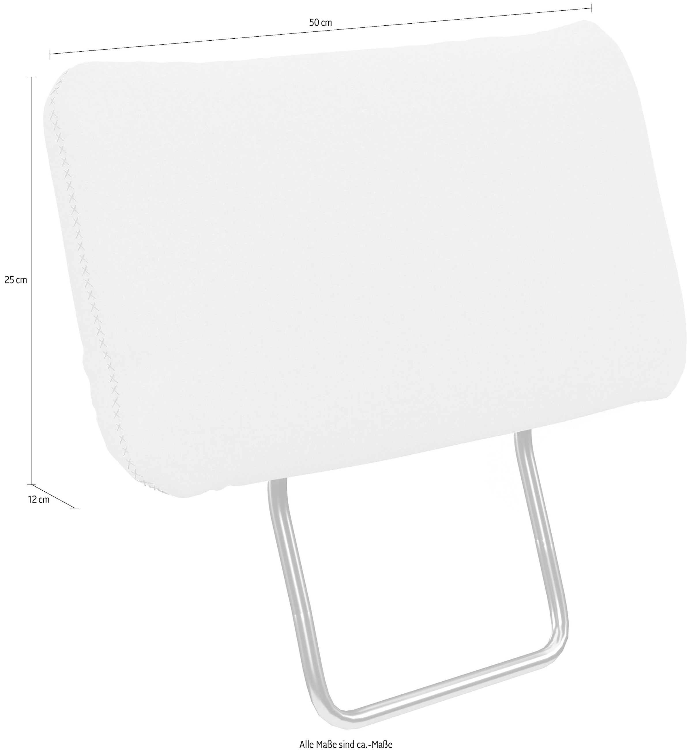 Home affaire Appuie-tête »Varese« Kreuznaht in beige