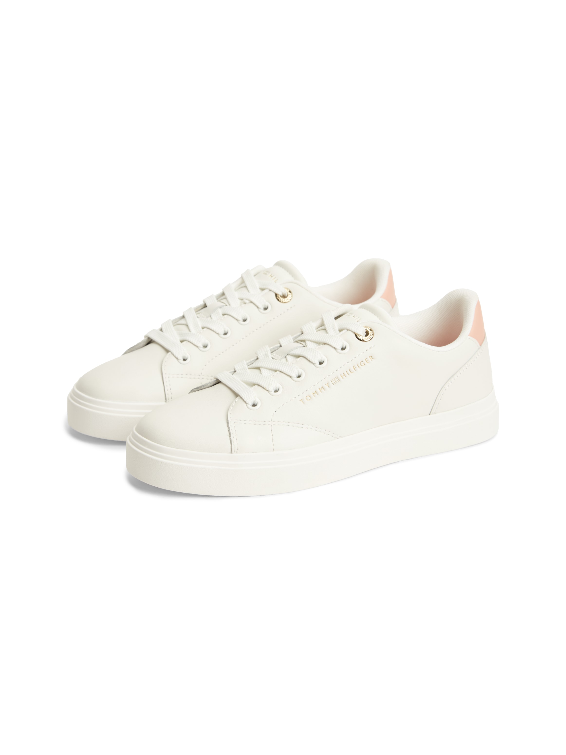 Tommy Hilfiger Plateausneaker »TH CHIC SNEAKER«  Freizeitschuh, Halbschuh, Schnürschuh mit Ziernähten