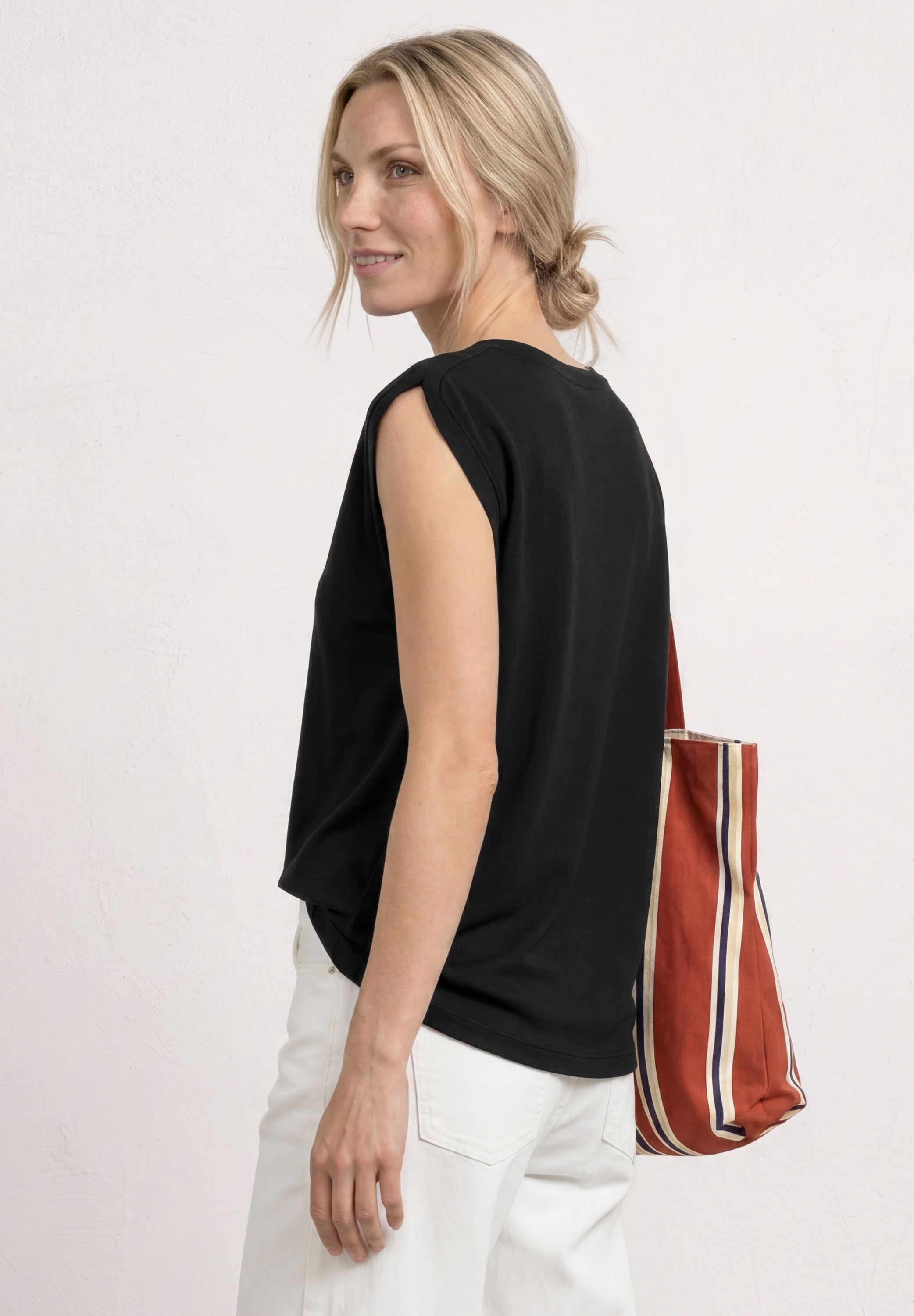 STREET ONE Haut de chemise t-shirt d’été avec fronces
