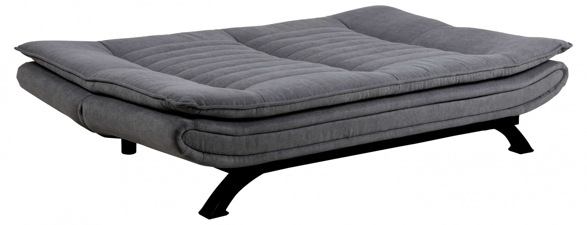 ACTONA GROUP Canapé-lit »VANBY Couch, Gästebett,  Liegesofa mit Microfaserbezug, Schlaffunktion« canapé-lit, gris, tissu, acier, fonction Click & Clack, largeur : 196 cm