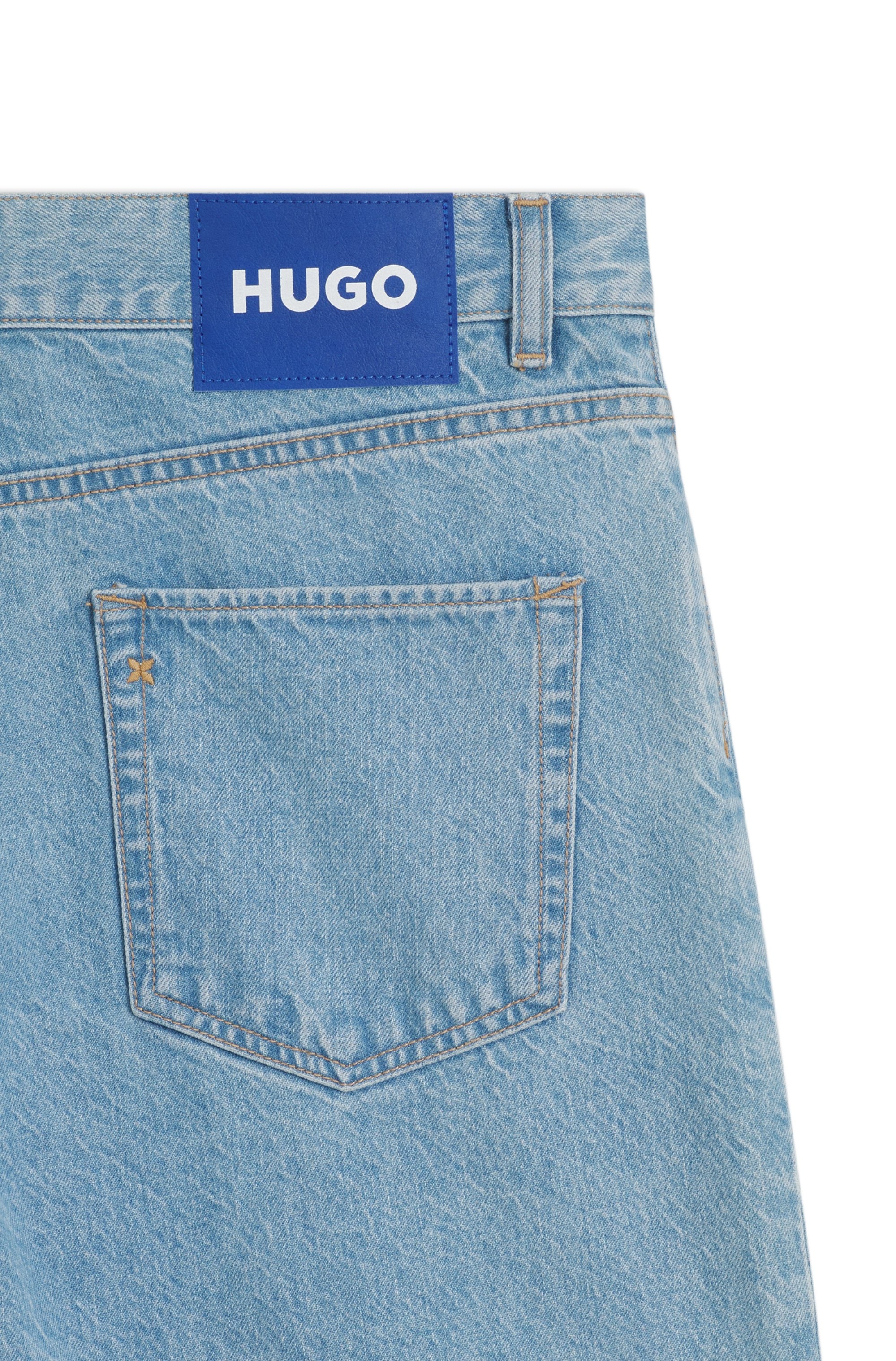 HUGO Short en jean »Skate« Coupe droite