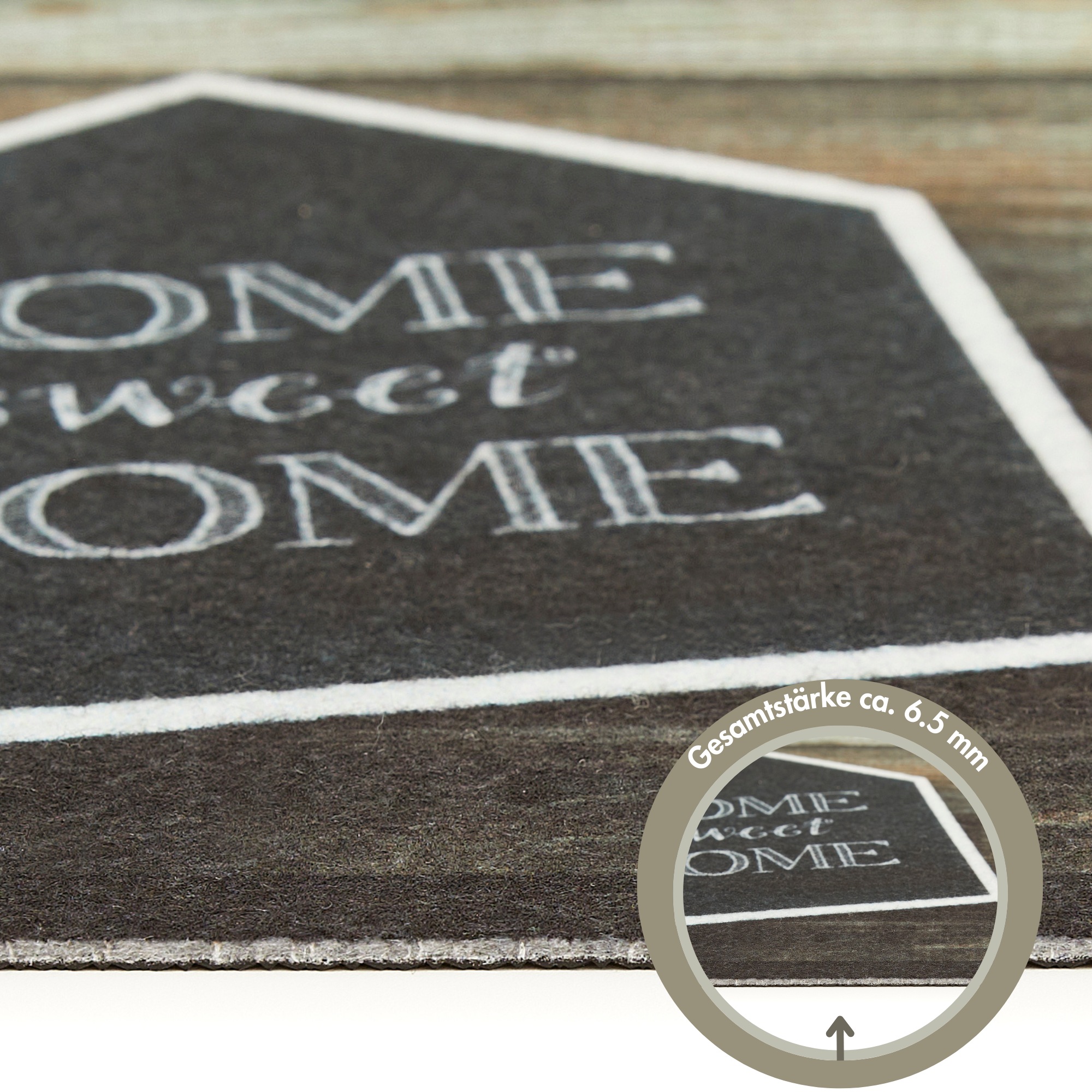 Andiamo Tapis de sol »Modern« Rectangulaire 6,5 mm Höhe Schmutzfangmatte, bedruckt, diverse Motive, In- und Outdoor geeignet