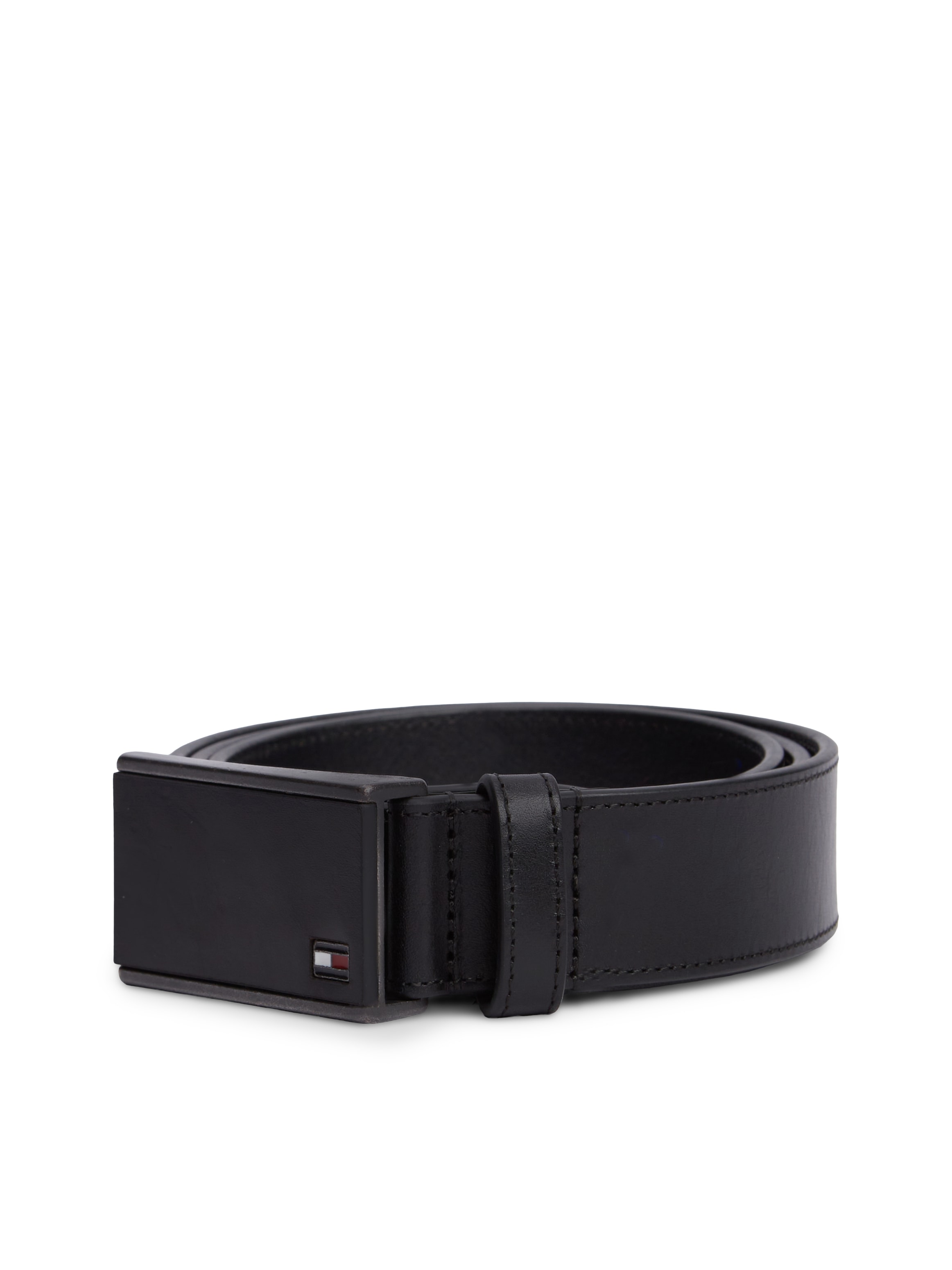 Tommy Hilfiger Ceinture en cuir »BUSINESS PLAQUE 3.5 cm«