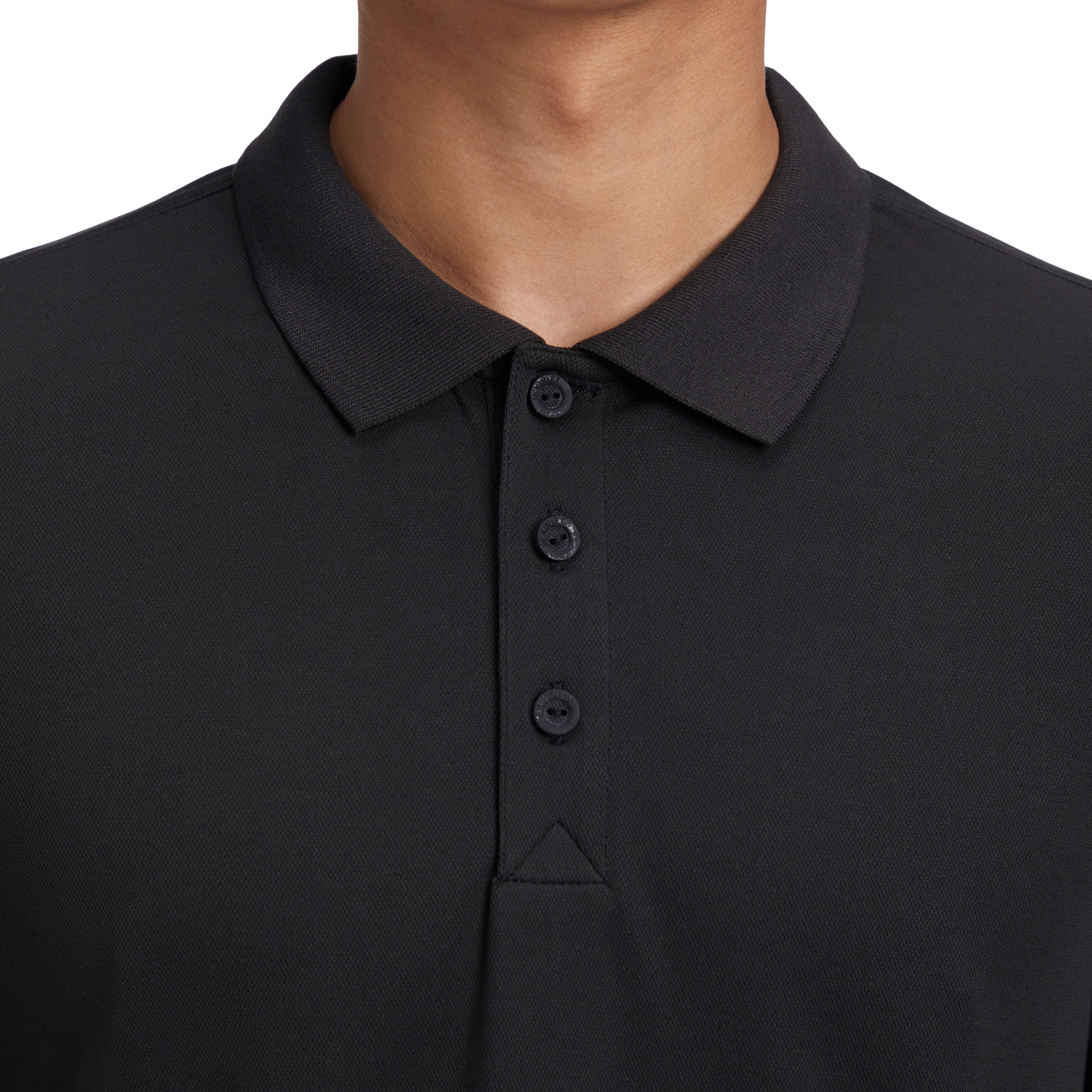 McKINLEY Polo »HE.-POLO LANGO M« coupe sportive, patte de boutonnage à 3 boutons, col en tricot, respirant