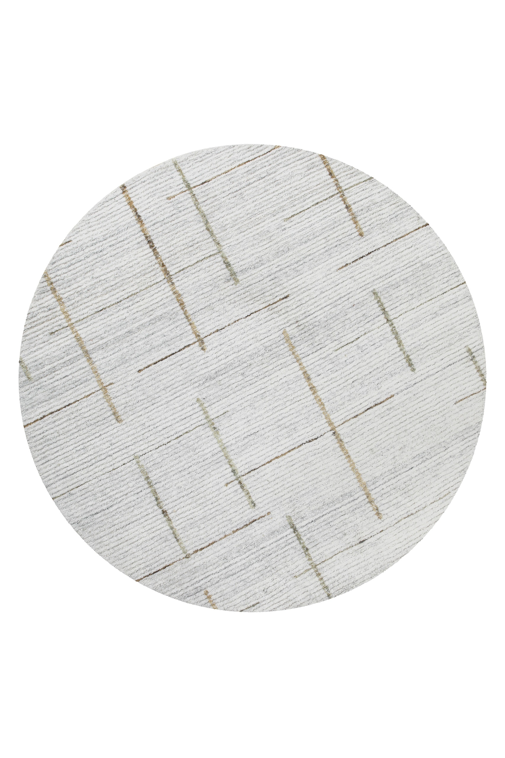 Wecon home Teppich »Hamptons TWENTYTWO« rund 10 mm Höhe Fasermix, Kurzflor, Wohnzimmer, elegant, geometrisches Muster