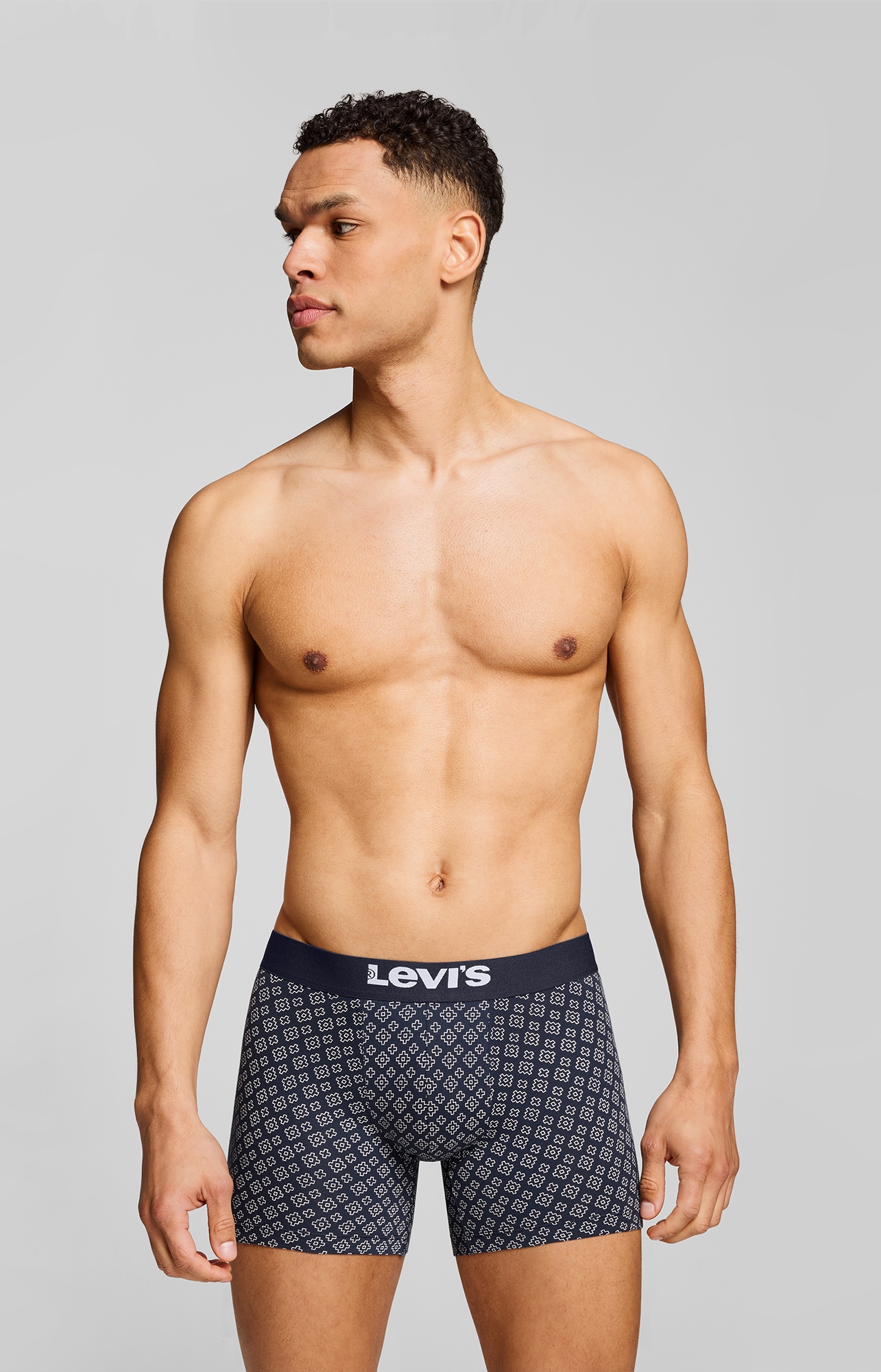Levi's® Boxershorts »LEVIS MEN GIFTBOX DENIM BOXER BRIEF 3P« 3er Pack, 
