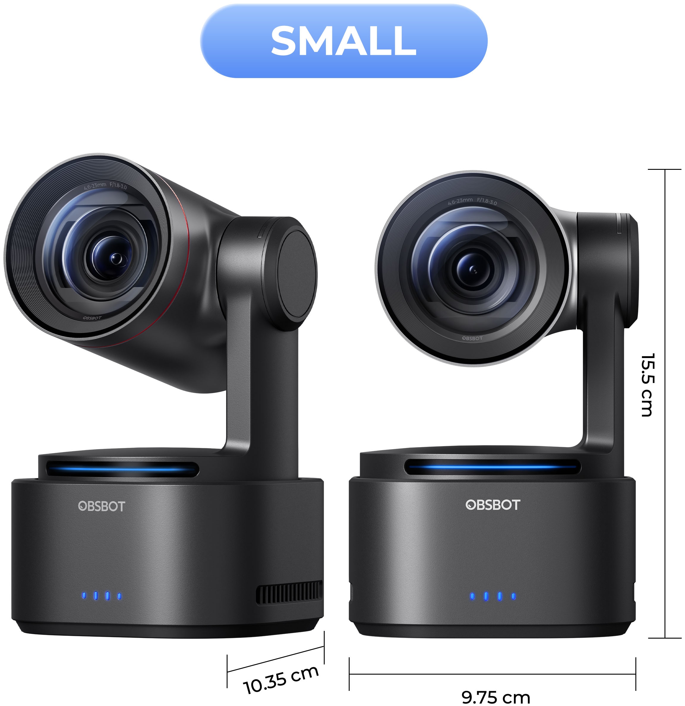 OBSBOT Camcorder »Tail 2« Bluetooth | LAN (Ethernet) 5 fachx opt. Zoom